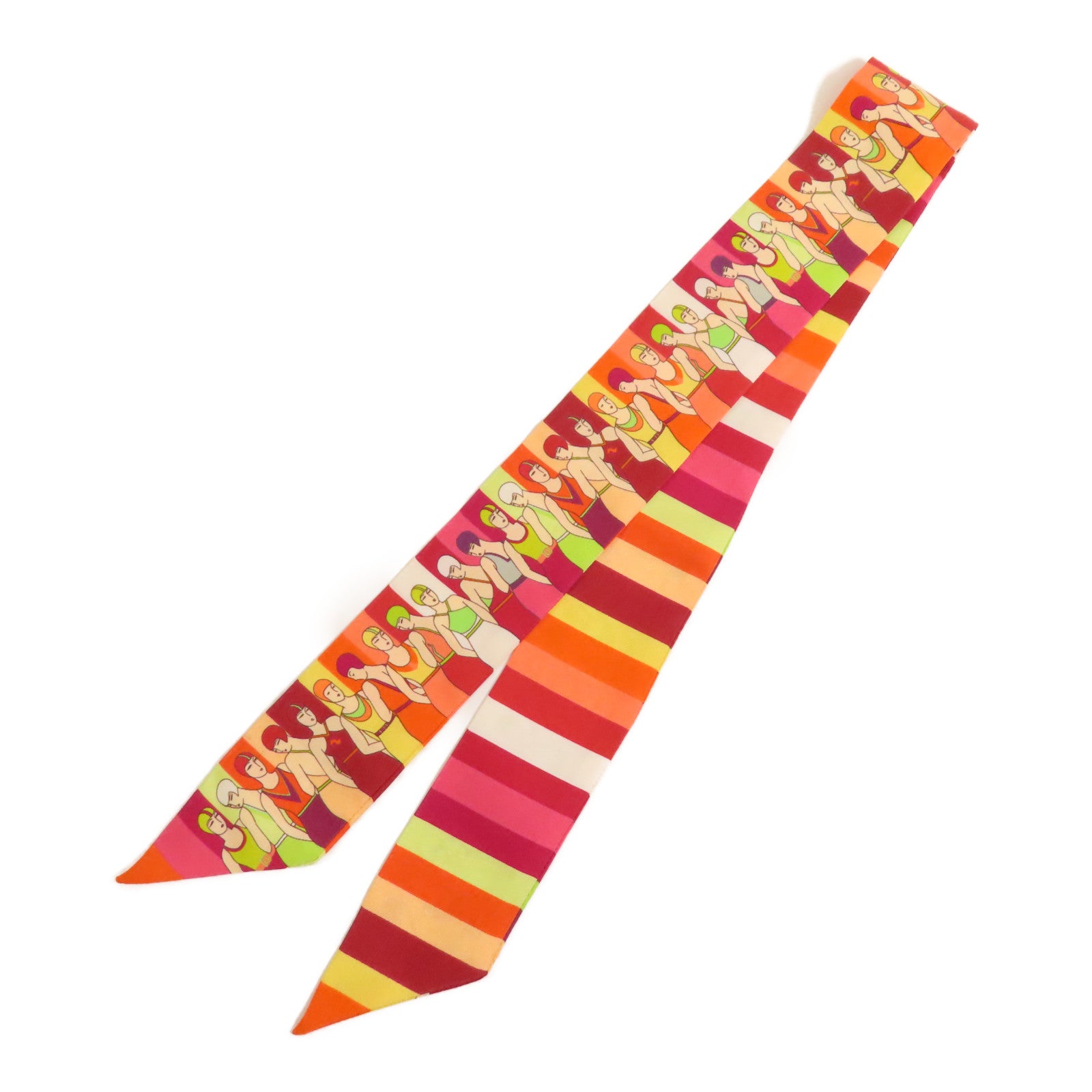 HERMES 絲質Twilly絲巾