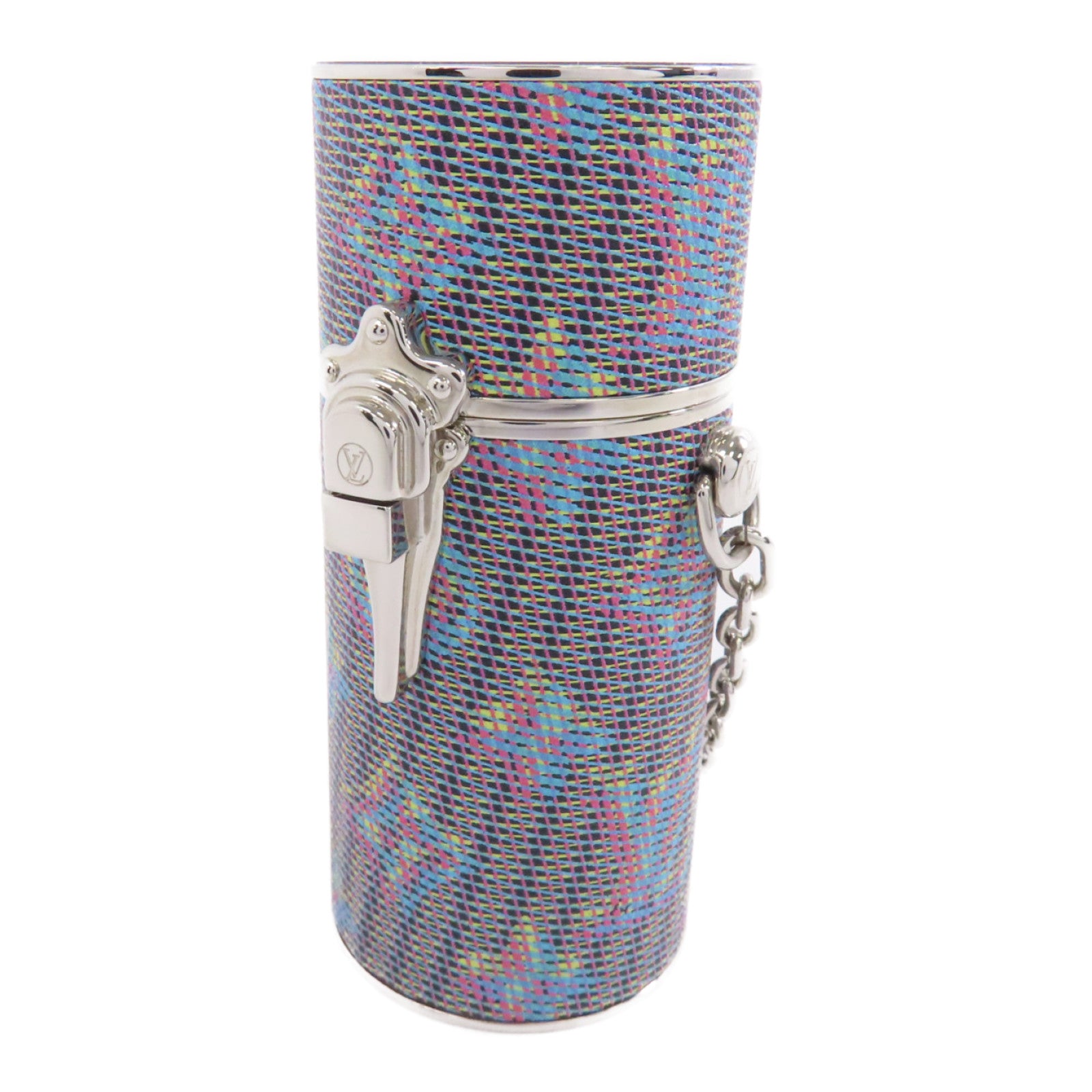 LOUIS VUITTON 金屬Pop Lip Case銀扣口紅盒灰色/銀色
