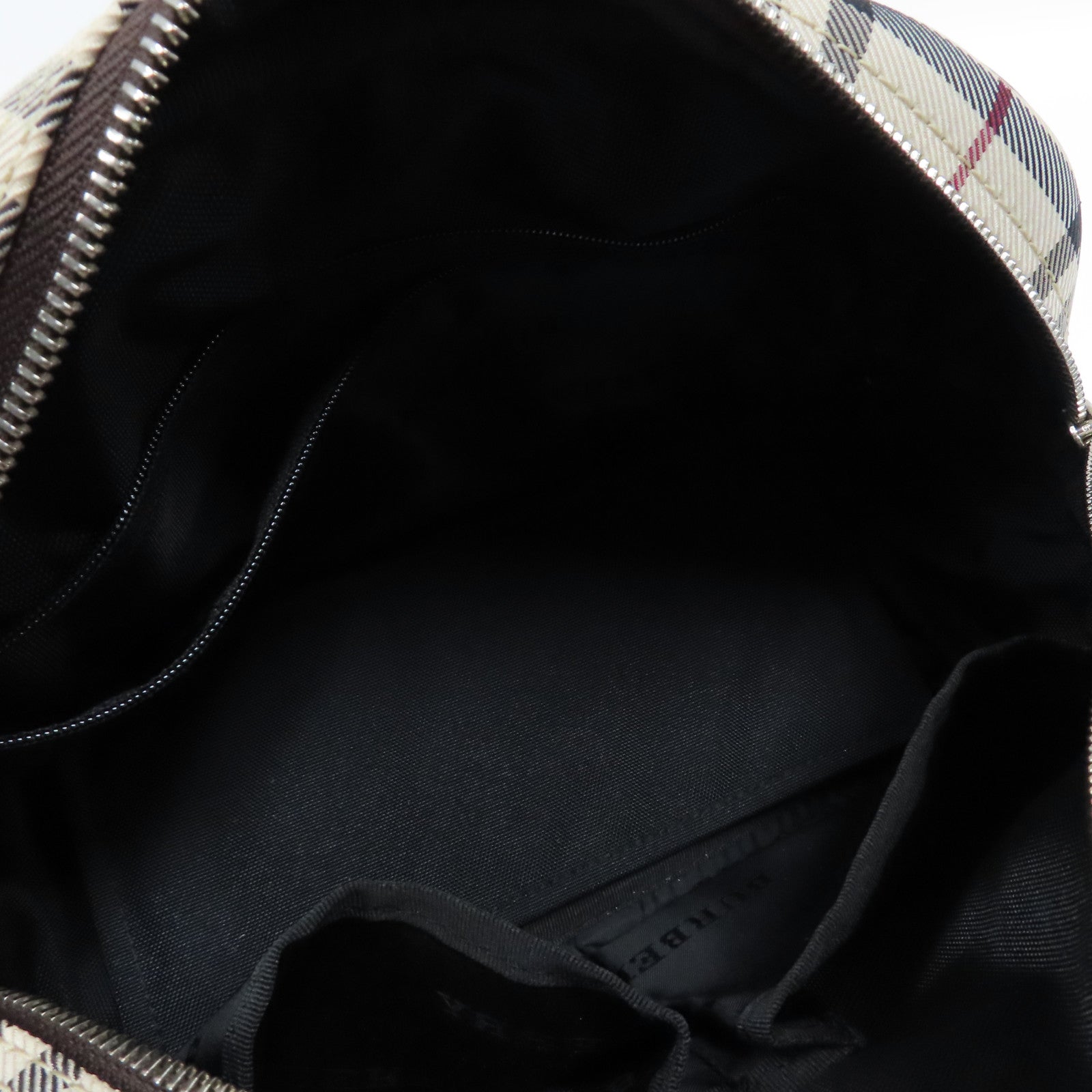 BURBERRY 帆布Hand Bag銀扣手挽袋米色/啡色