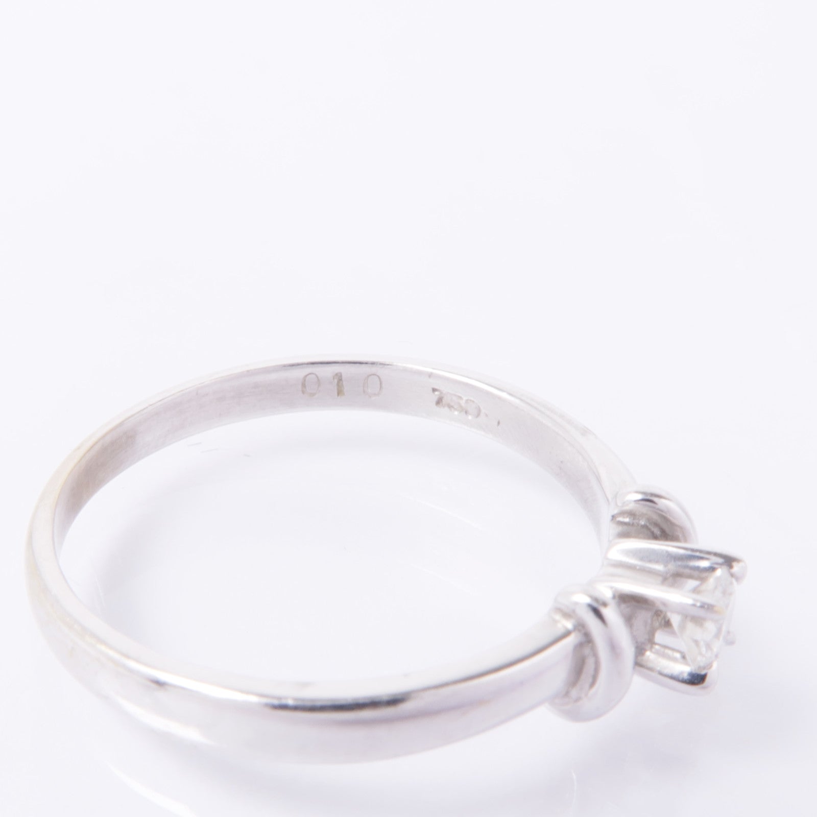 JEWELRY 【激減優惠】18K白金Diamond Ring鑽石戒指US#5.25