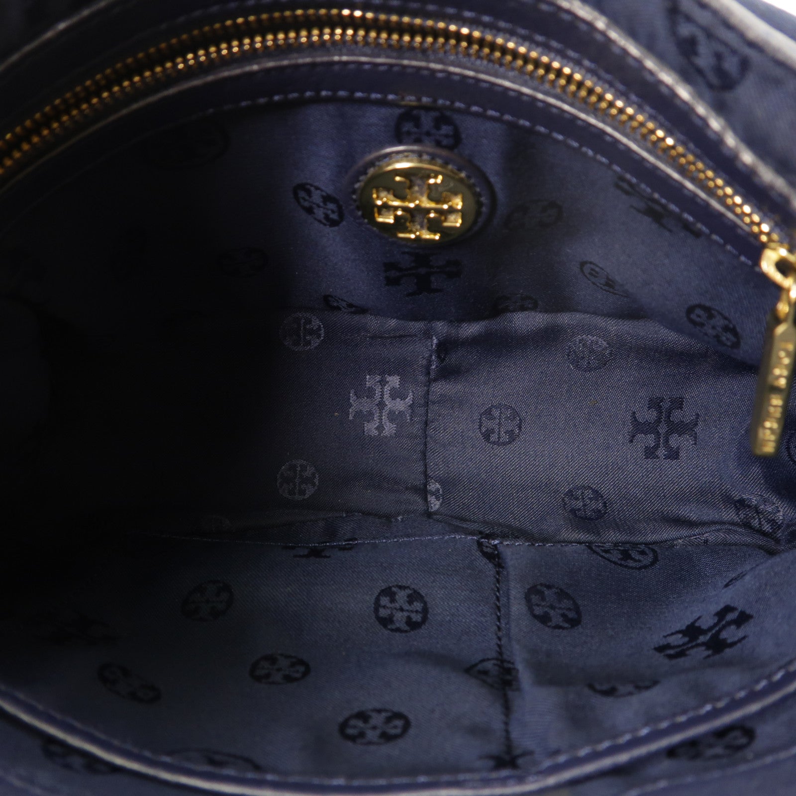 Tory Burch 牛皮皮革Chain Shoulder金扣鏈帶肩背袋