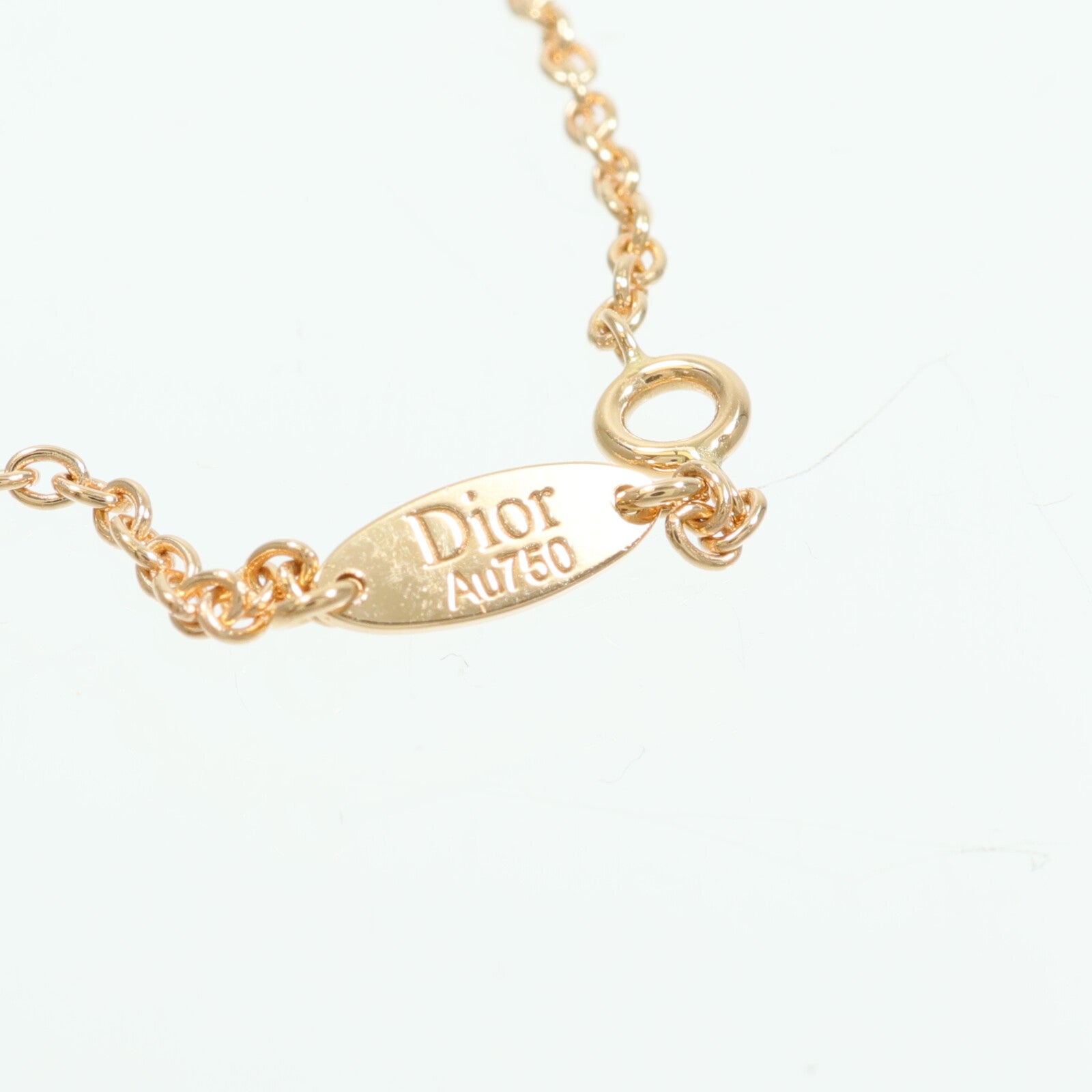 Dior 18K玫瑰金Rose Dior Couture鑽石項鍊