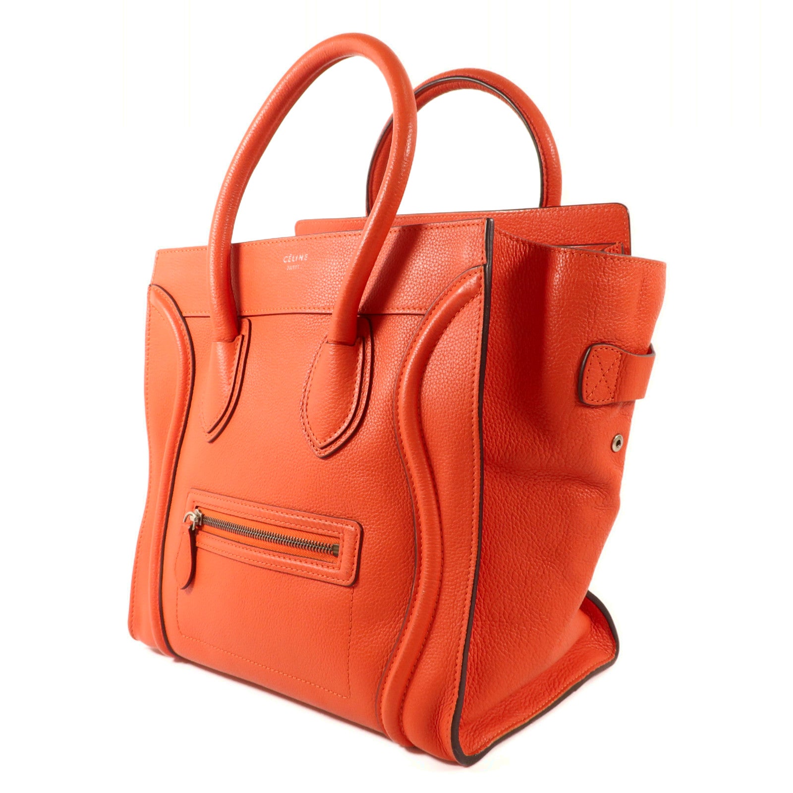 CELINE 牛皮皮革Mini Luggage手挽袋