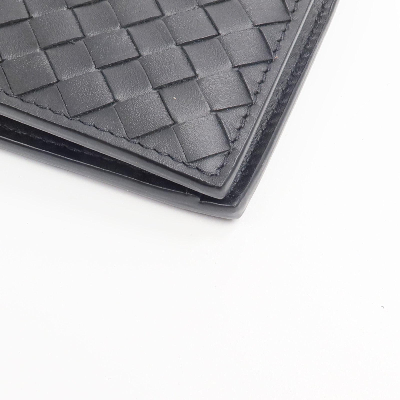 BOTTEGA VENETA 牛皮皮革Intrecciato Bi-Fold Wallet錢包