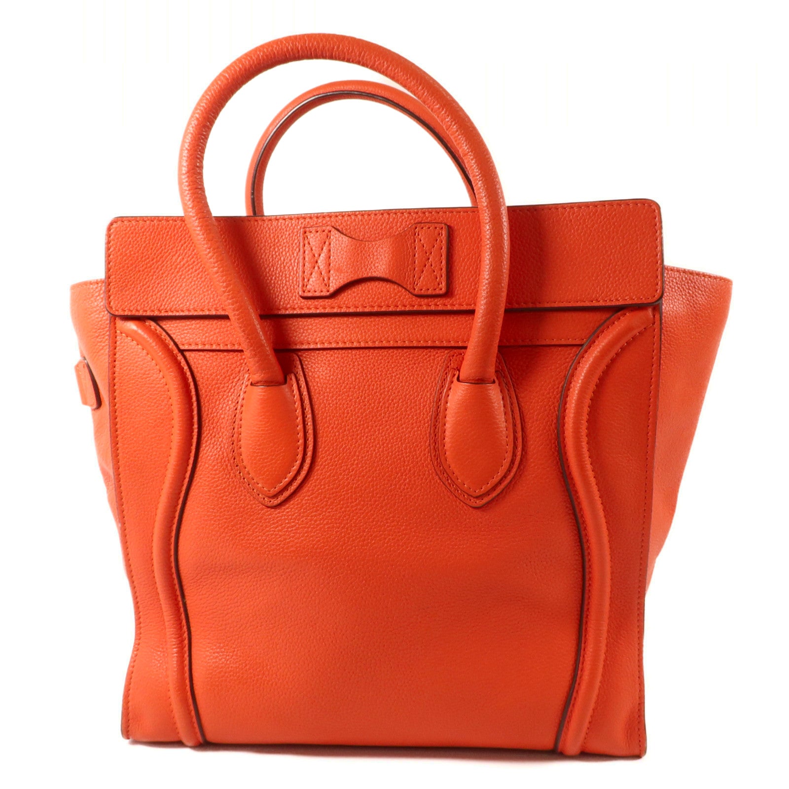 CELINE 牛皮皮革Mini Luggage手挽袋
