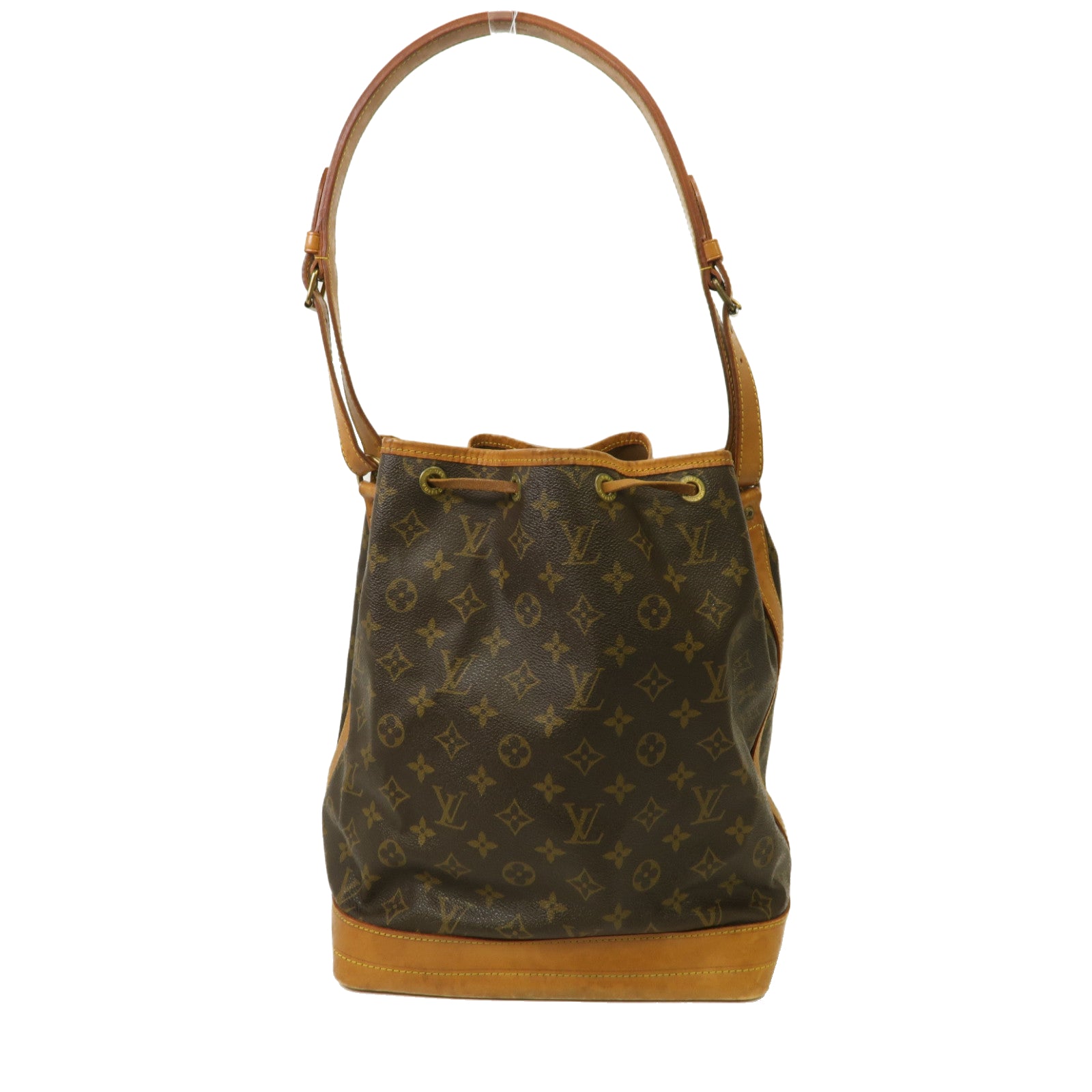 LOUIS VUITTON Monogram Petit Noe金扣肩背袋啡色