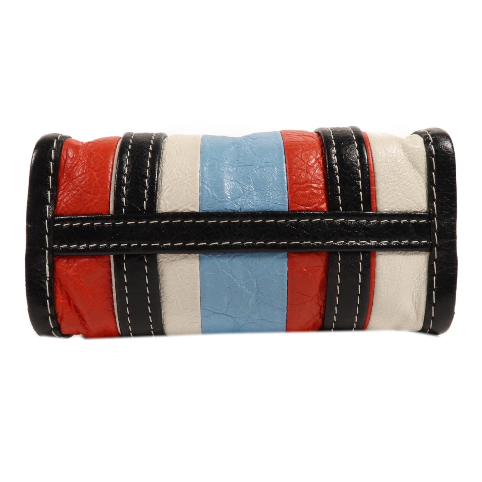 BALENCIAGA 牛皮皮革Bazaar Shopper XXS銀扣手挽肩背兩用袋