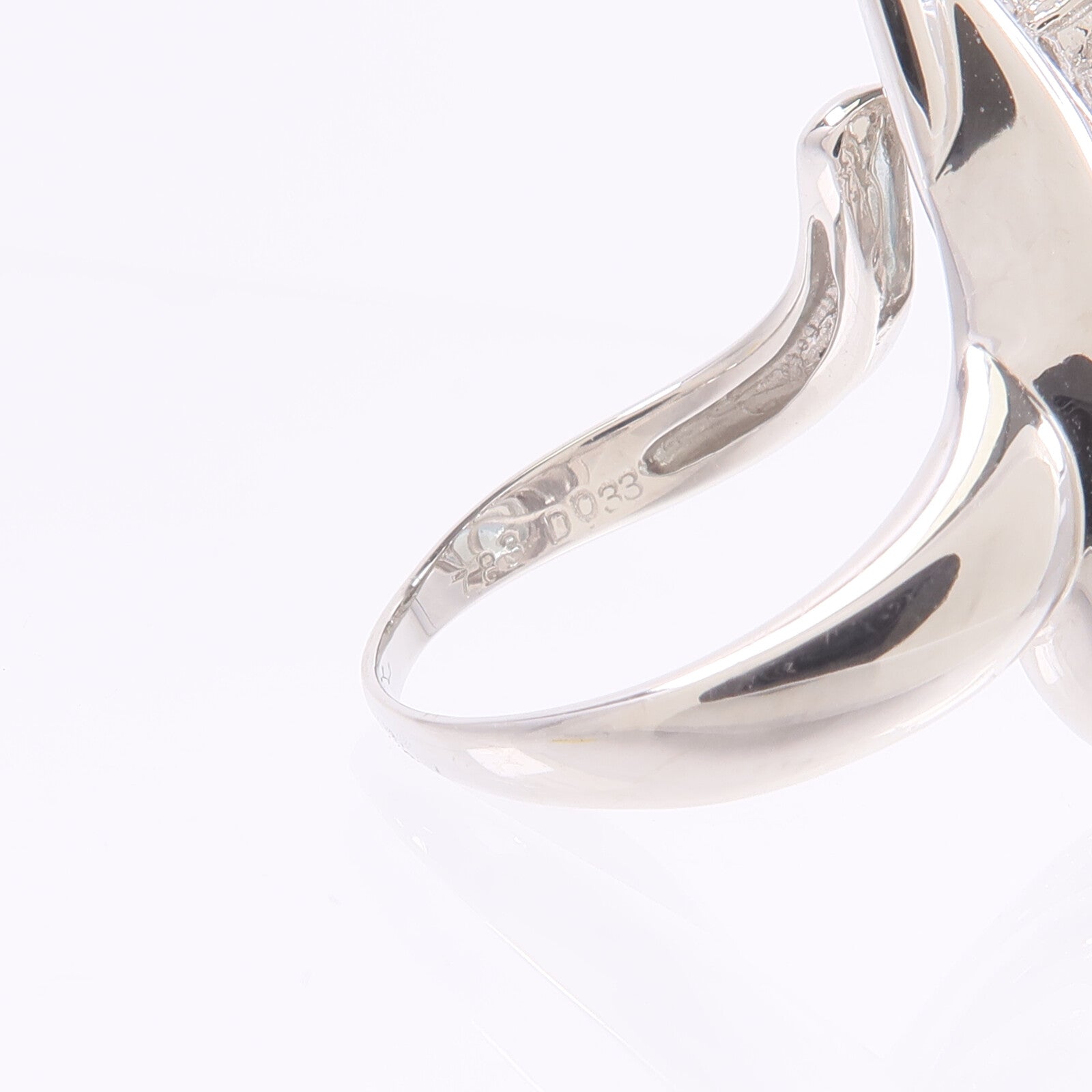 JEWELRY PT900鉑金Aquamarine Diamond Ring藍晶/鑽石戒指