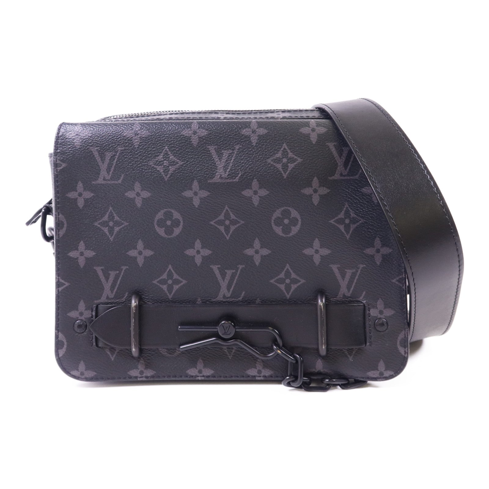 LOUIS VUITTON Monogram Eclipse Steamer肩背袋