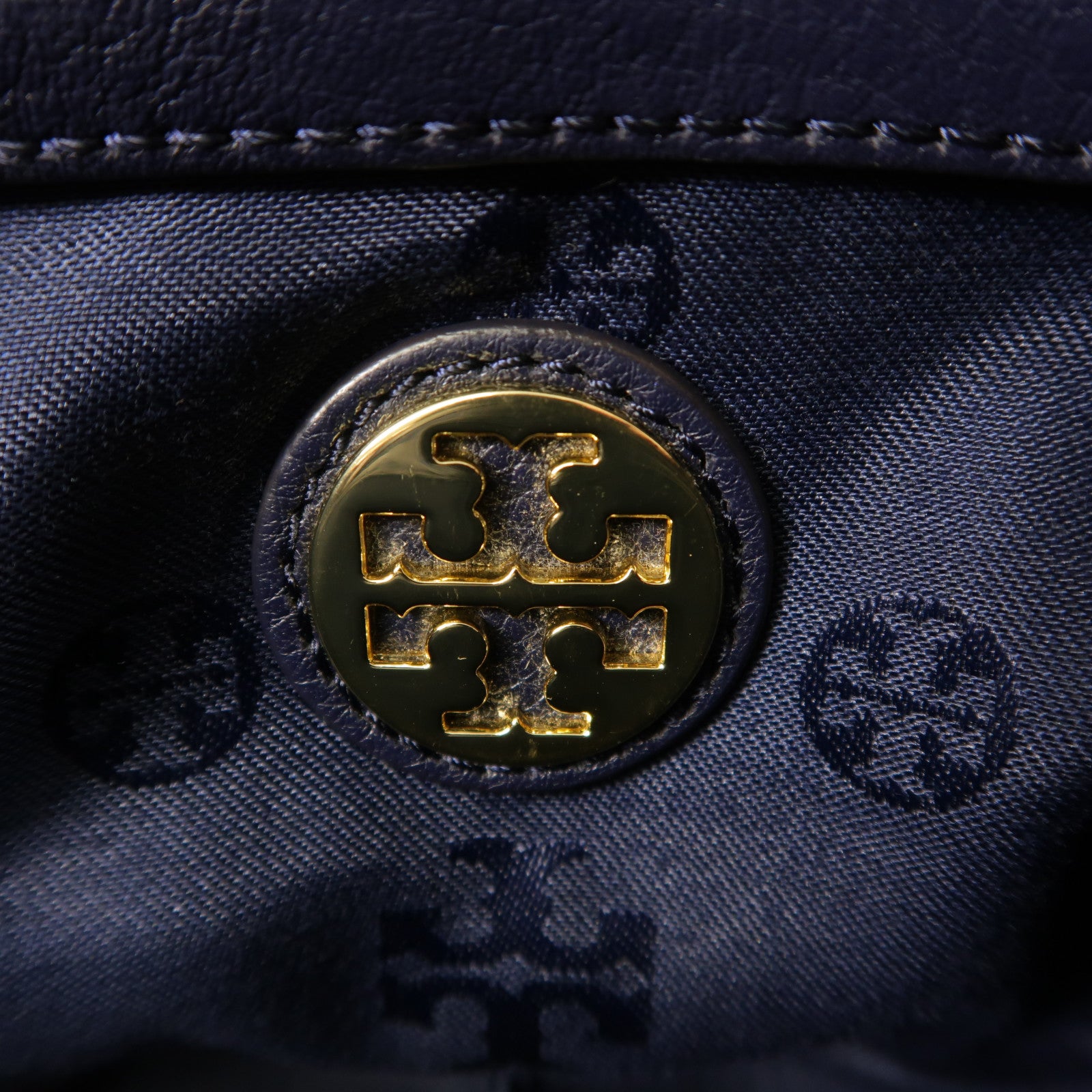 Tory Burch 牛皮皮革Chain Shoulder金扣鏈帶肩背袋