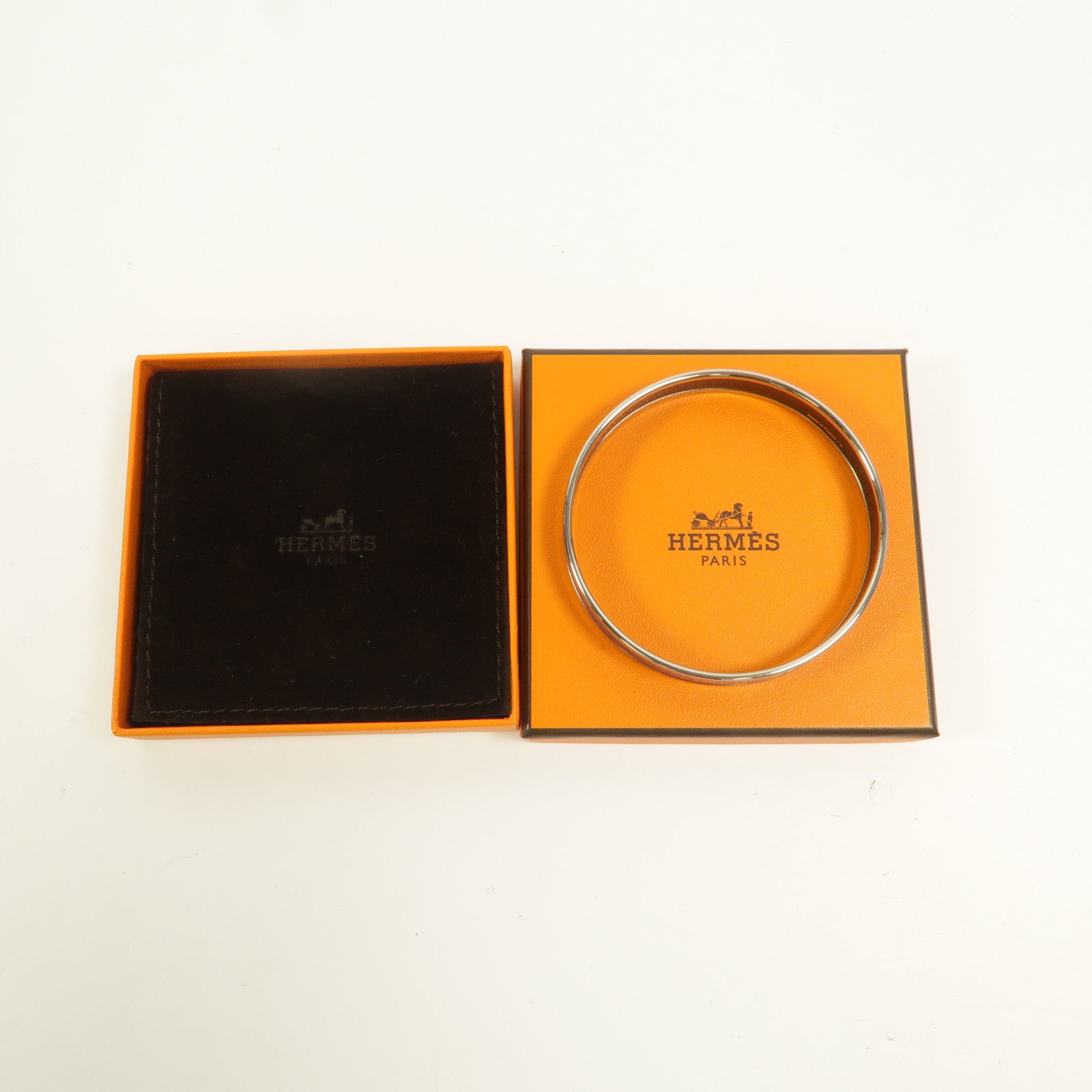 HERMES 金屬Caleche Bangle PM手鐲