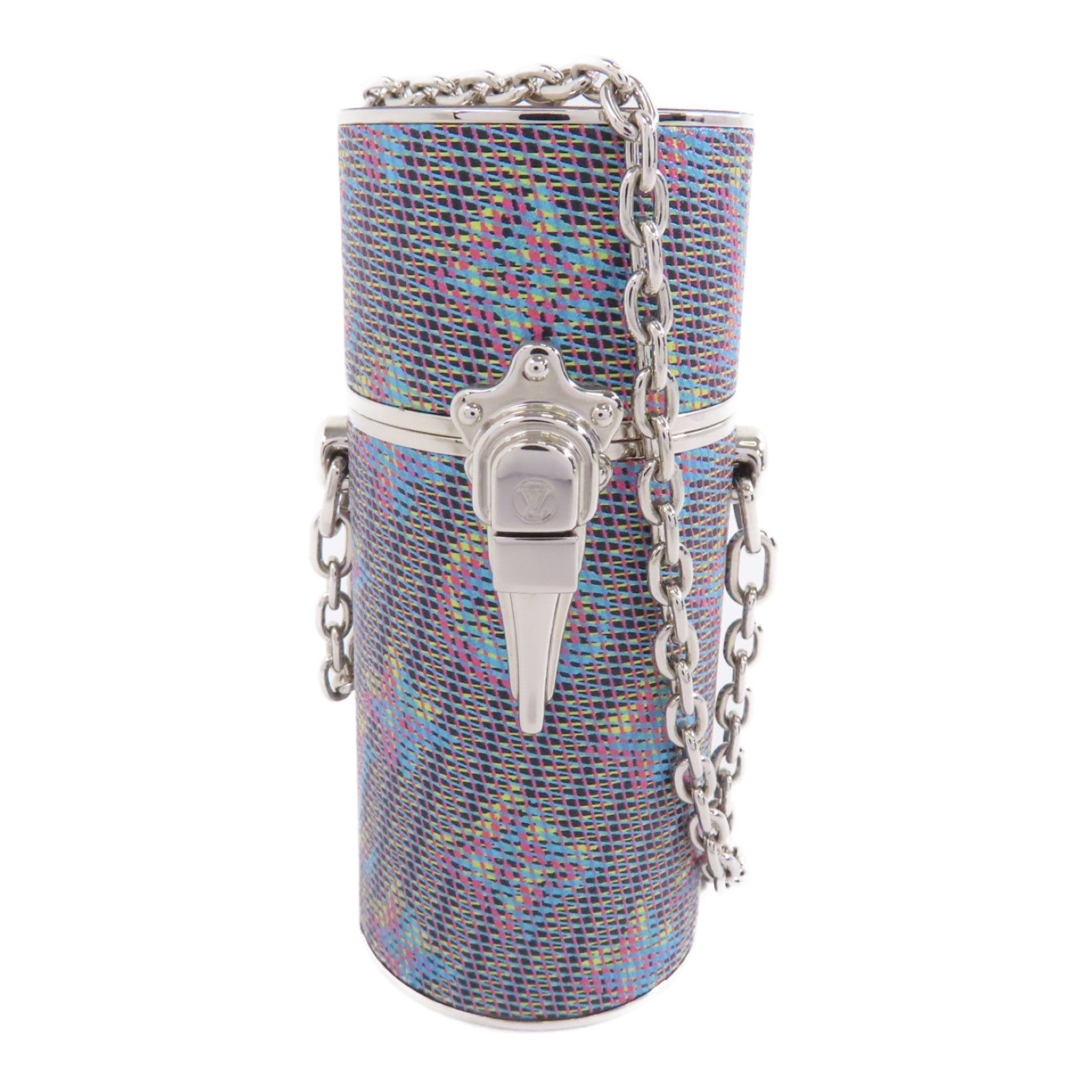 LOUIS VUITTON 金屬Pop Lip Case銀扣口紅盒灰色/銀色