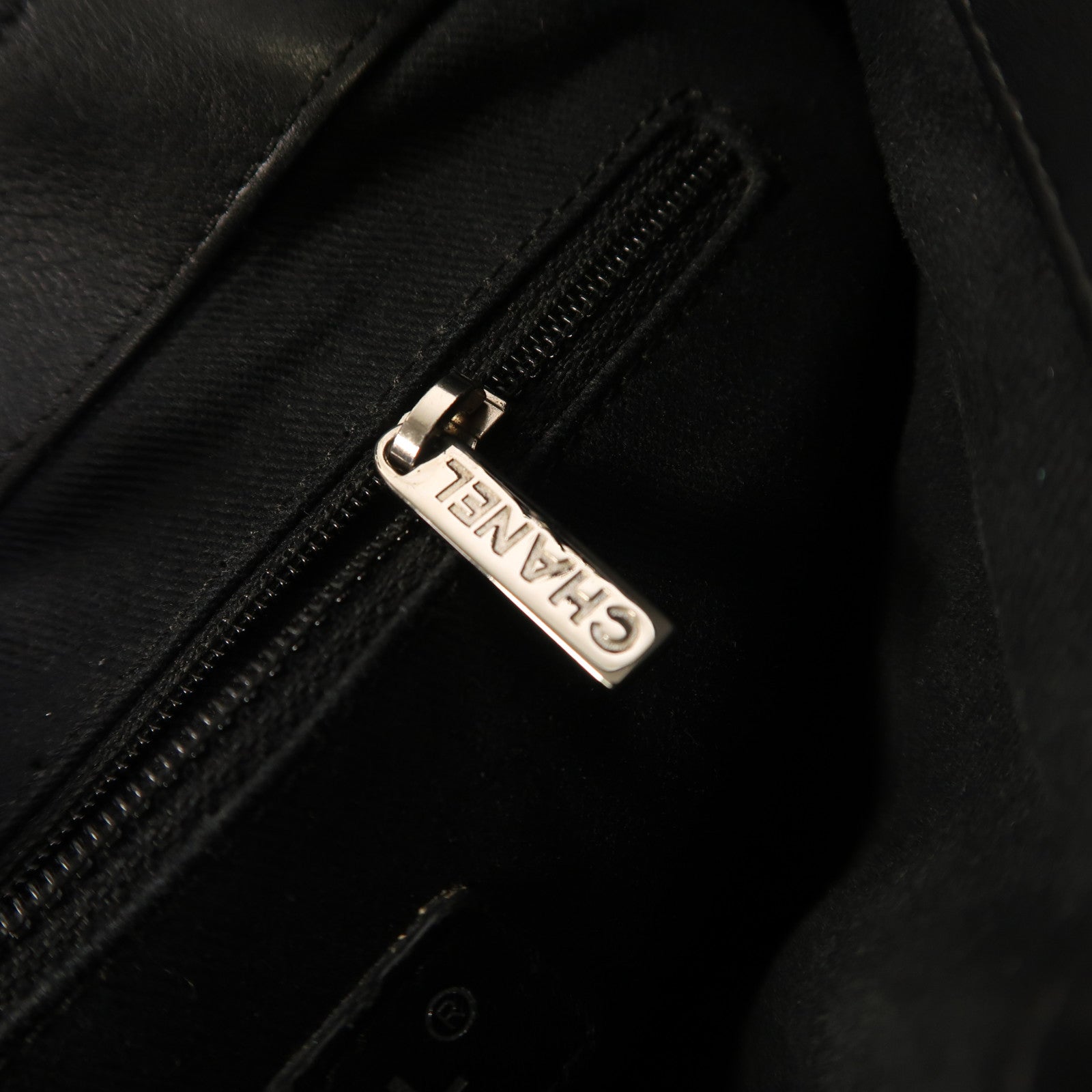 CHANEL 牛皮皮革2 Way Shoulder銀扣手挽肩背兩用袋