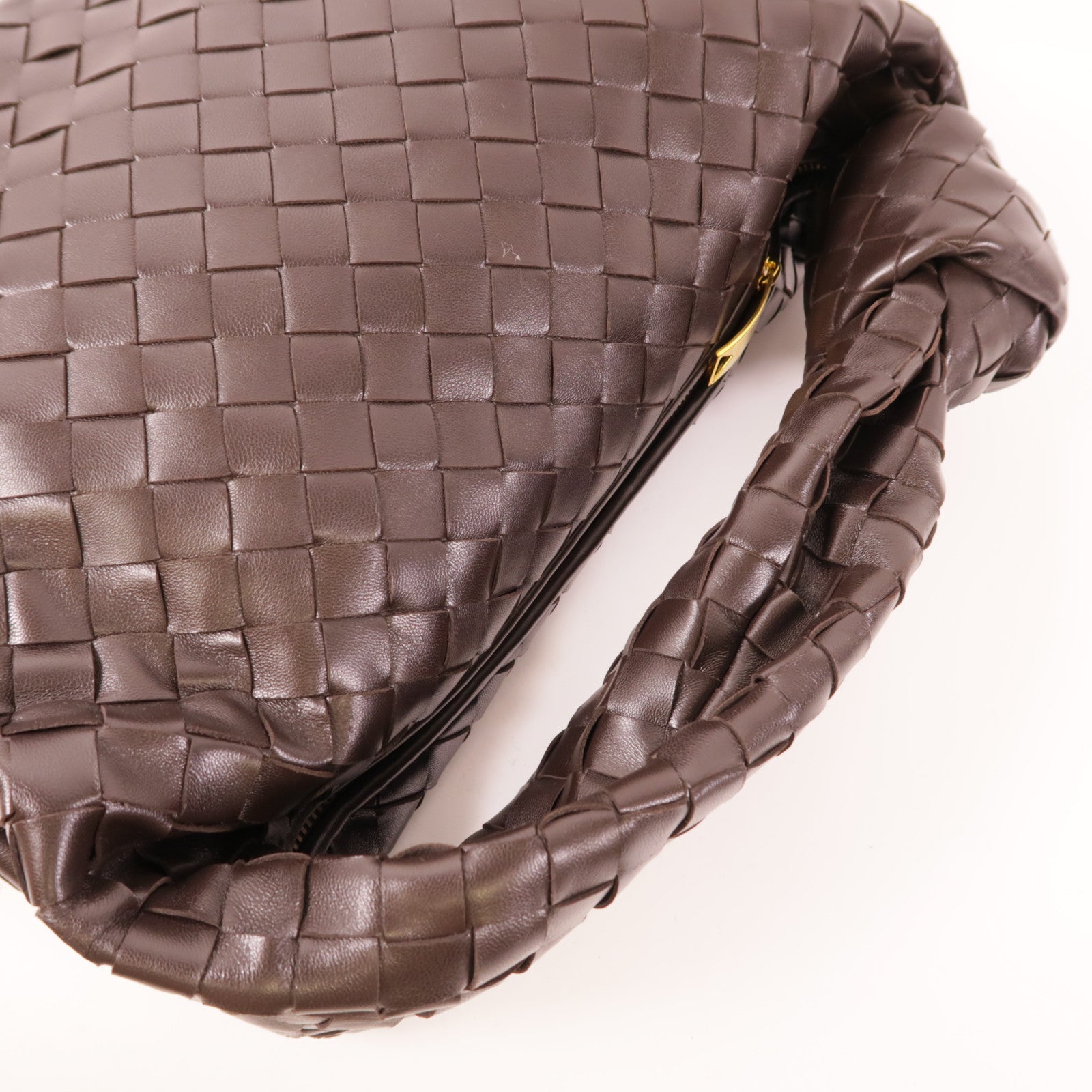 BOTTEGA VENETA 皮革Small Jodie金扣手挽袋
