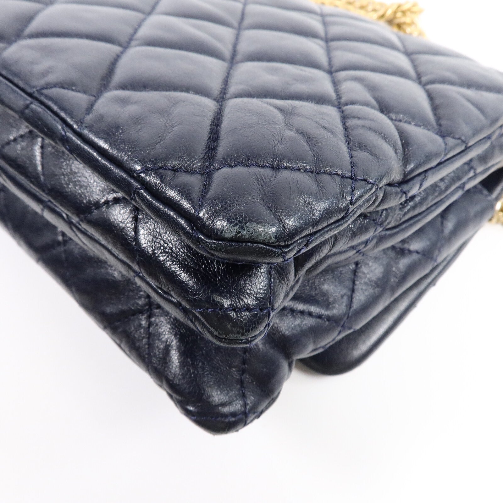 CHANEL 羊皮皮革Chain Shoulder Bag鏈帶肩背袋