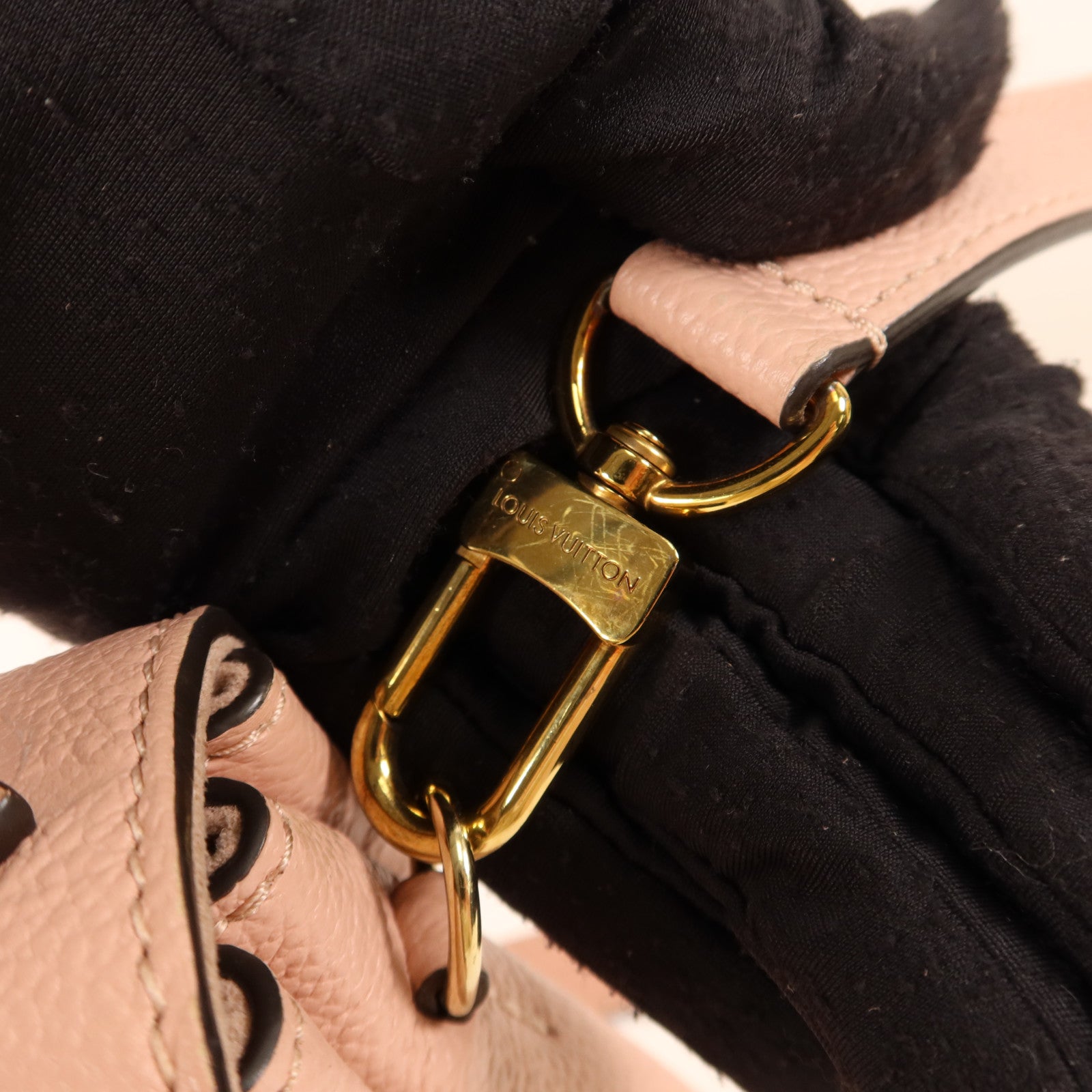 LOUIS VUITTON Monogram Empreinte Georges BB金扣手挽肩背兩用袋