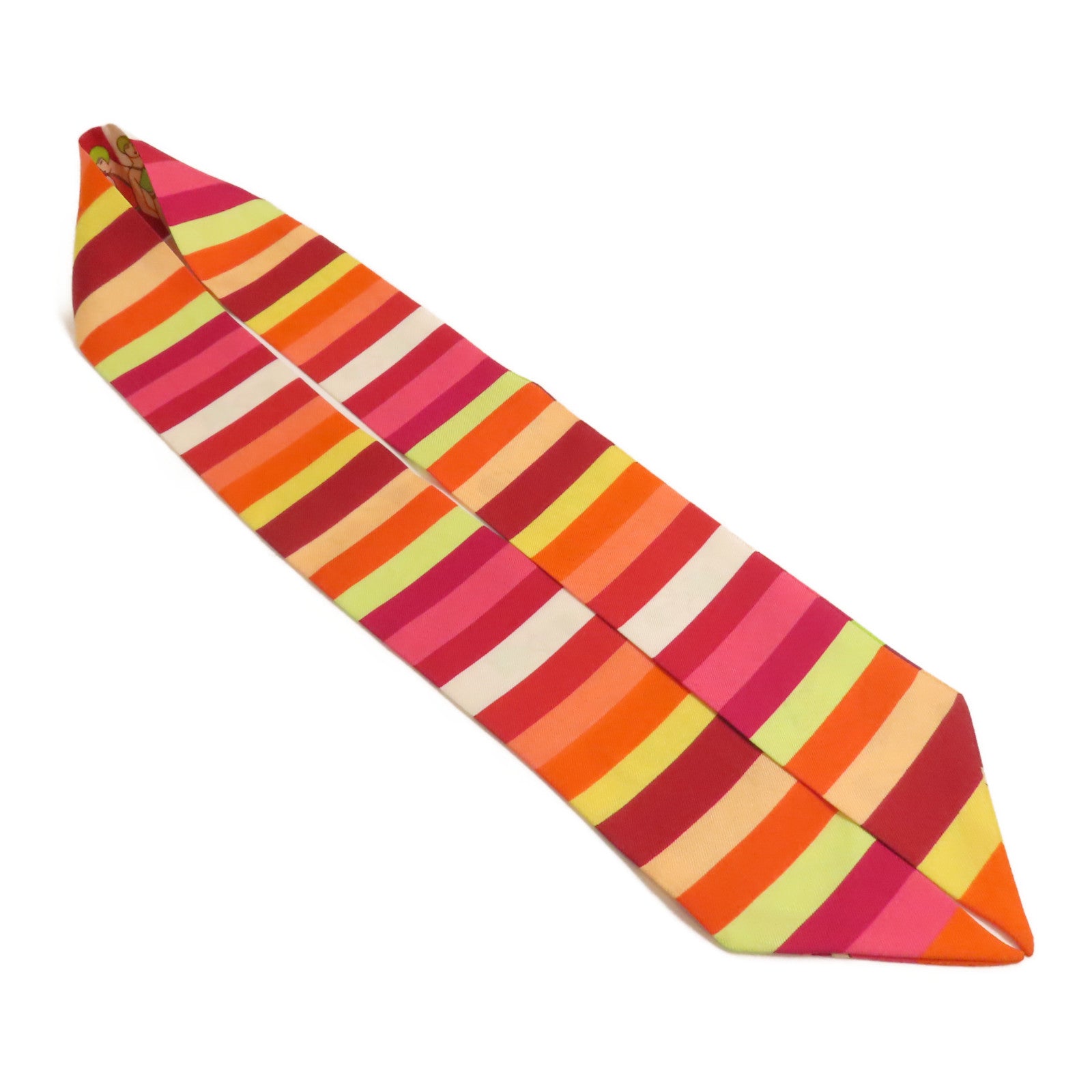 HERMES Twilly Scarf Scarves Silk Multicolor