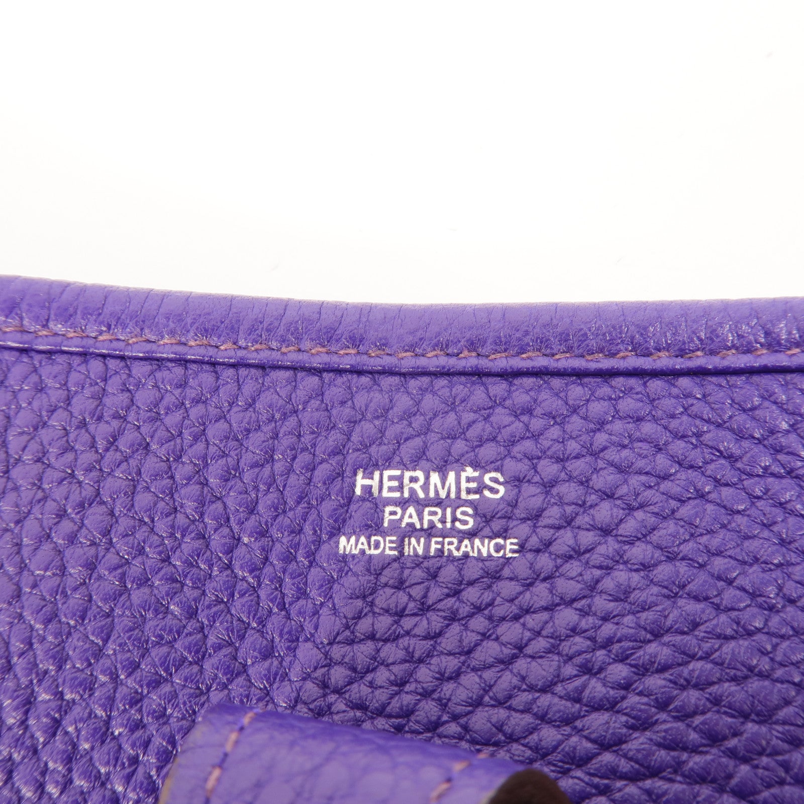 HERMES Clemence皮革Evelyne PM 肩背袋Iris
