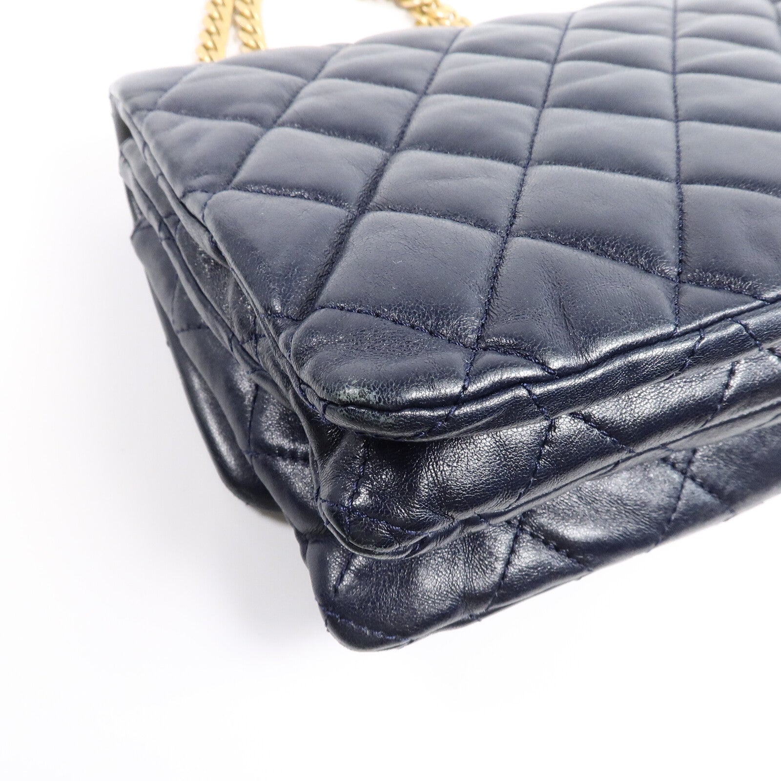 CHANEL 羊皮皮革Chain Shoulder Bag鏈帶肩背袋