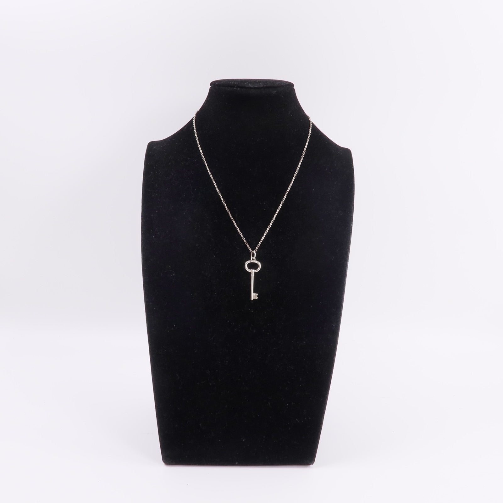 TIFFANY＆CO 925純銀Key Pendant項鍊