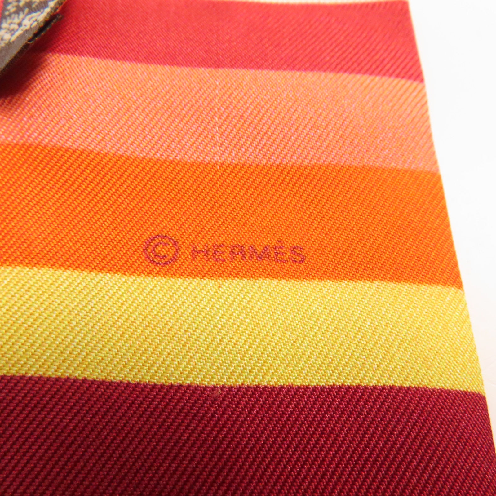 HERMES Twilly Scarf Scarves Silk Multicolor
