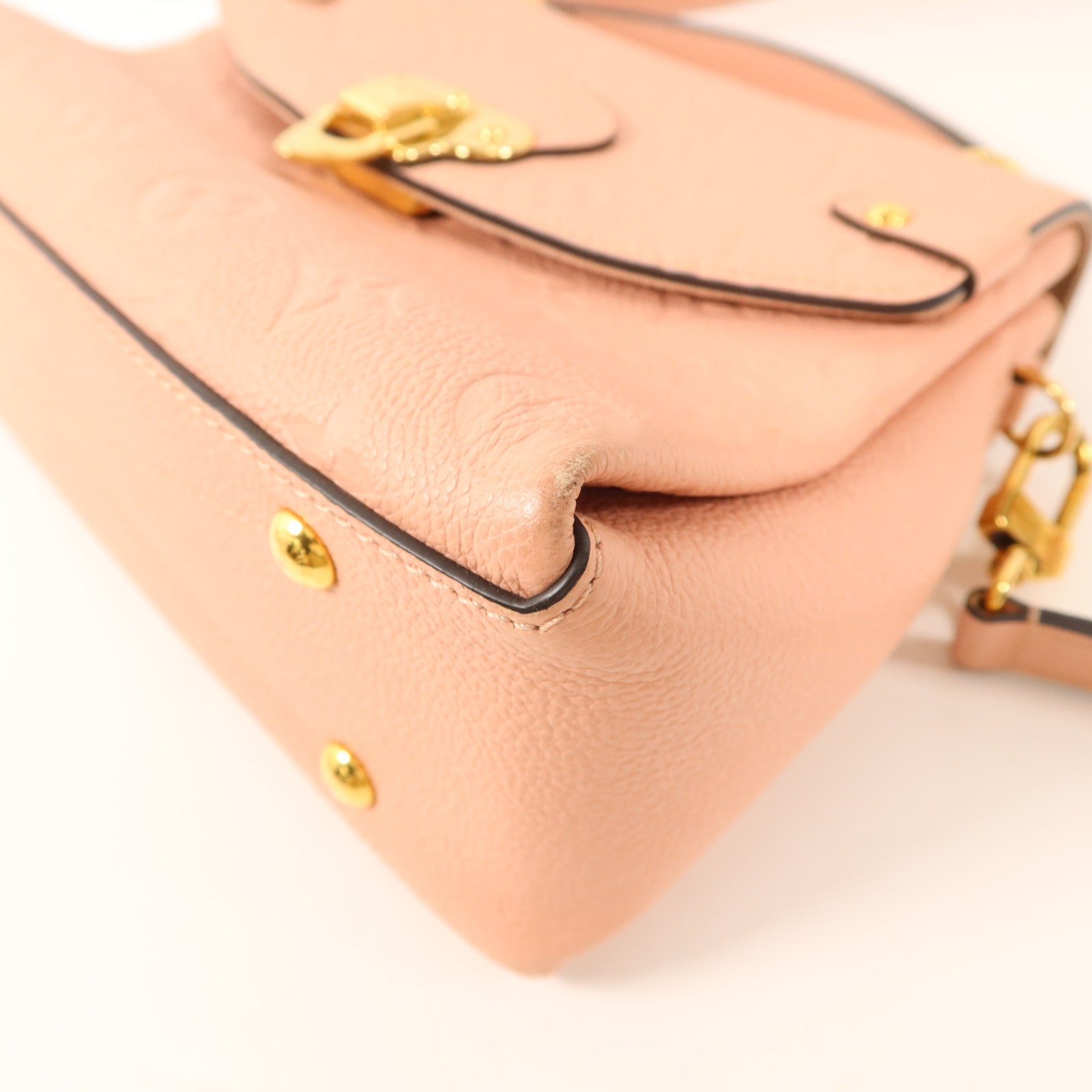 LOUIS VUITTON Monogram Empreinte Georges BB金扣手挽肩背兩用袋