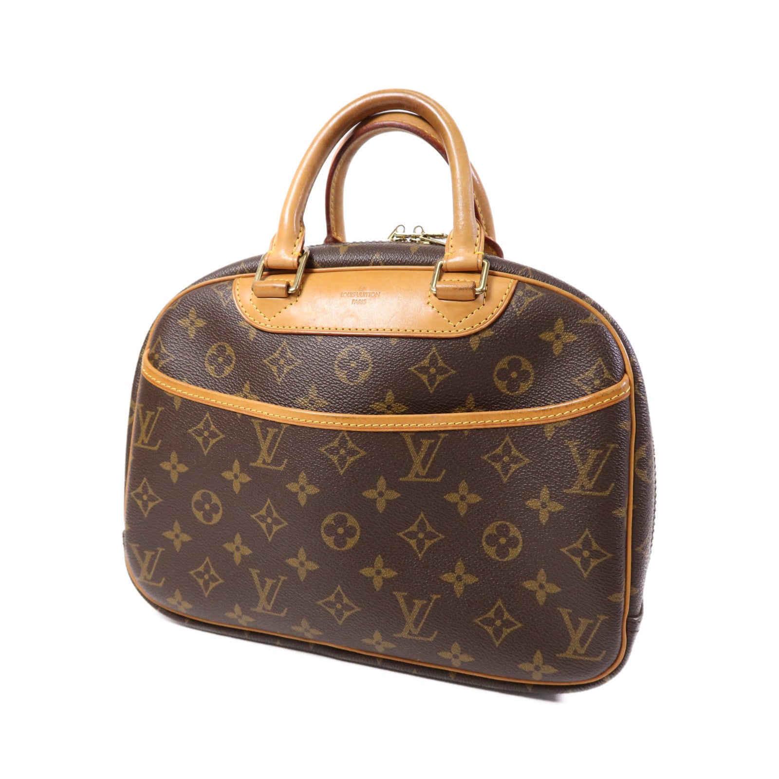 LOUIS VUITTON Monogram Trouville金扣手挽袋