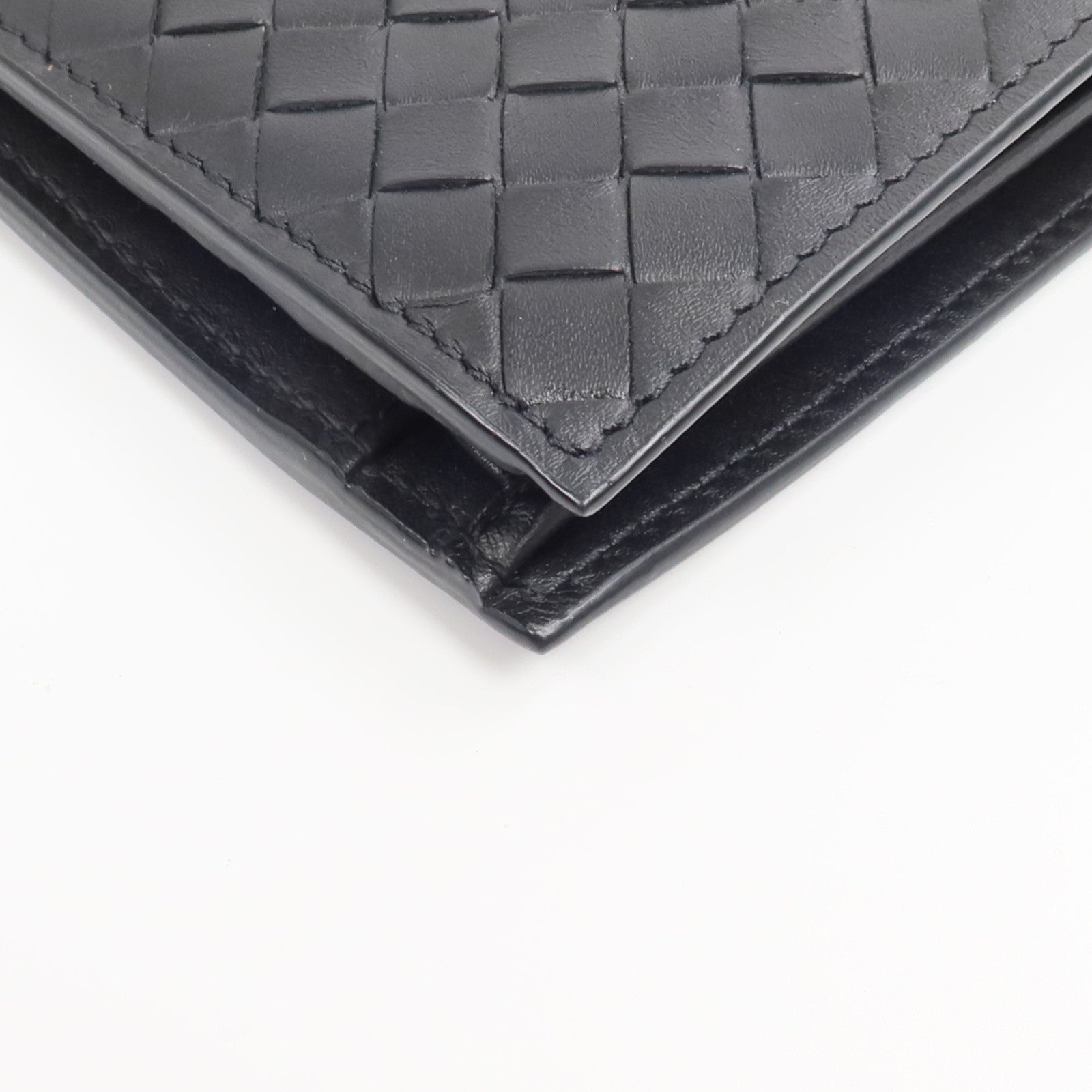 BOTTEGA VENETA 牛皮皮革Intrecciato Bi-Fold Wallet錢包