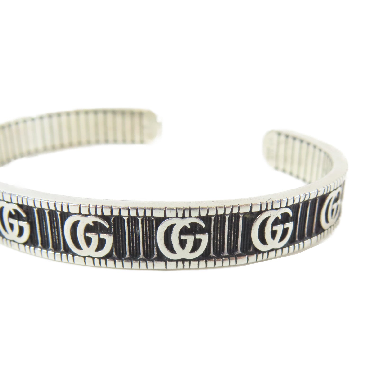 GUCCI 純銀Bracelet手鐲銀色#17cm