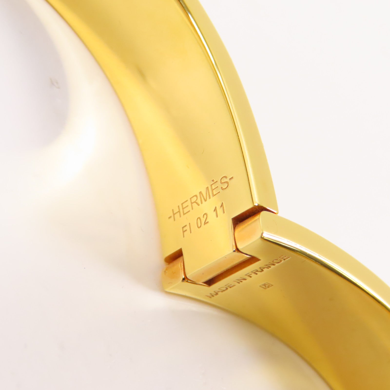 HERMES 金屬Clic H金扣手鐲