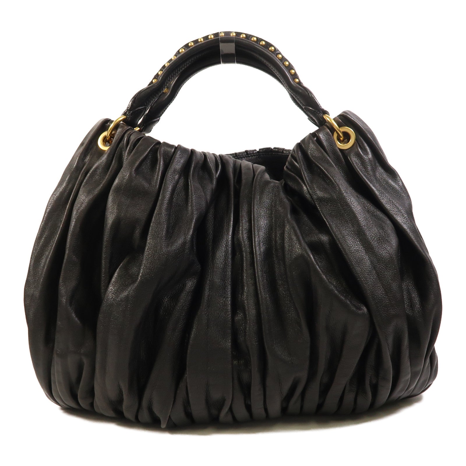 Miu Miu 皮革Hand Bag金扣手挽袋