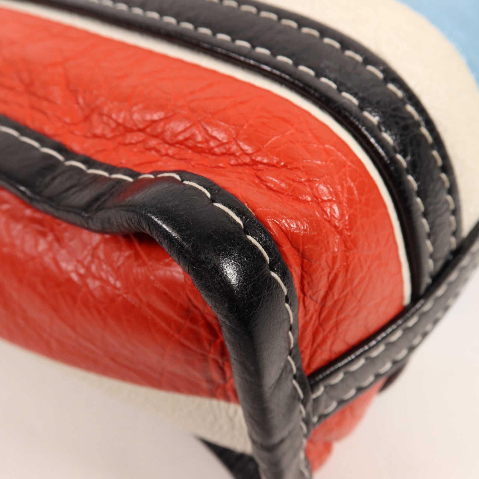 BALENCIAGA 牛皮皮革Bazaar Shopper XXS銀扣手挽肩背兩用袋