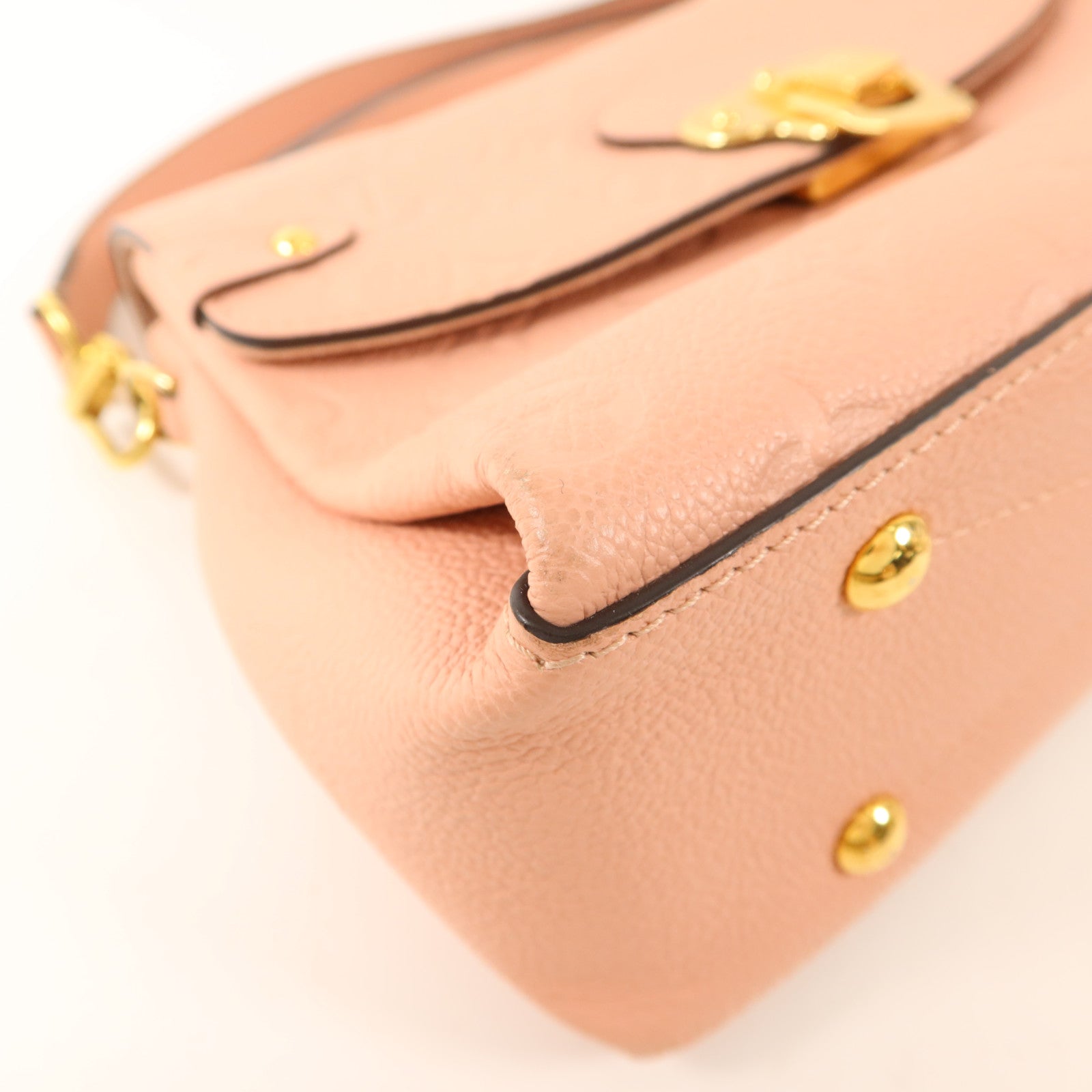 LOUIS VUITTON Monogram Empreinte Georges BB金扣手挽肩背兩用袋