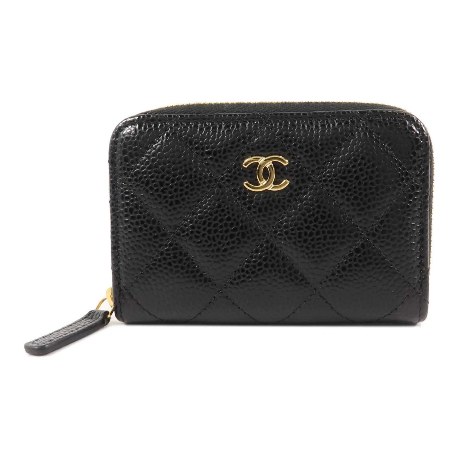 CHANEL 牛皮皮革Classic Zipped Coin Case零錢包