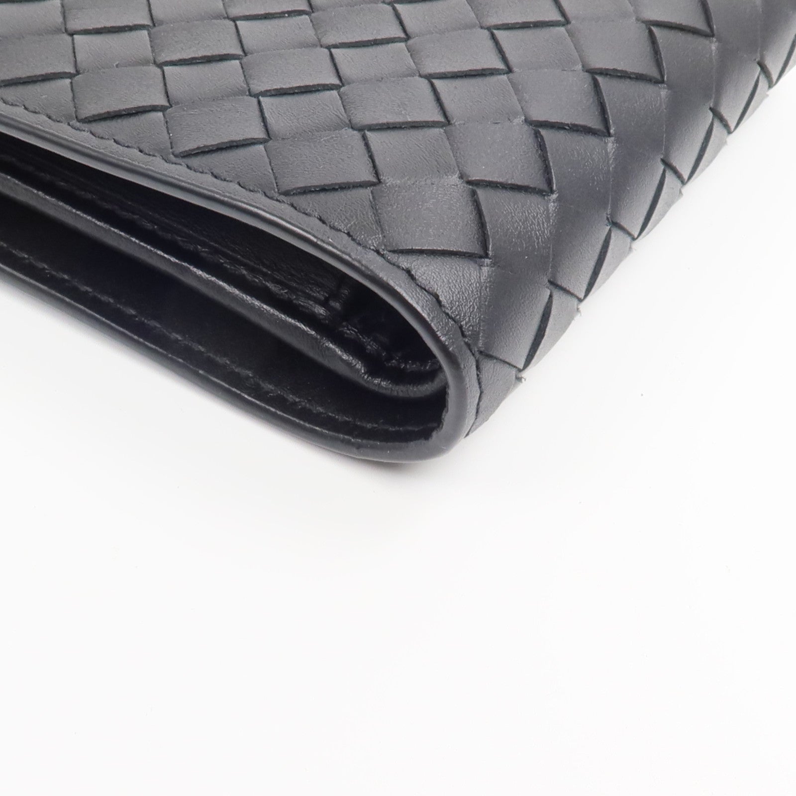 BOTTEGA VENETA 牛皮皮革Intrecciato Bi-Fold Wallet錢包