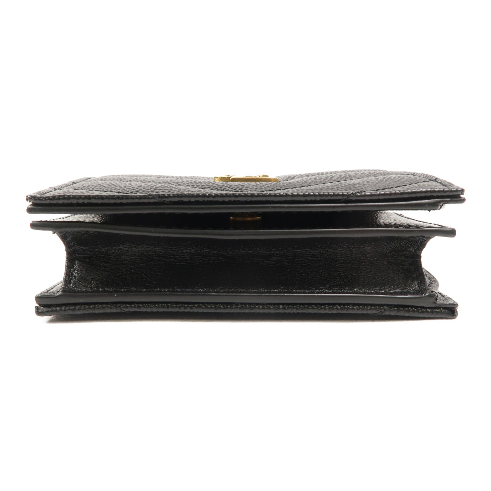 SAINT LAURENT 牛皮皮革Cassandre Matelasse Flap Card Case錢包