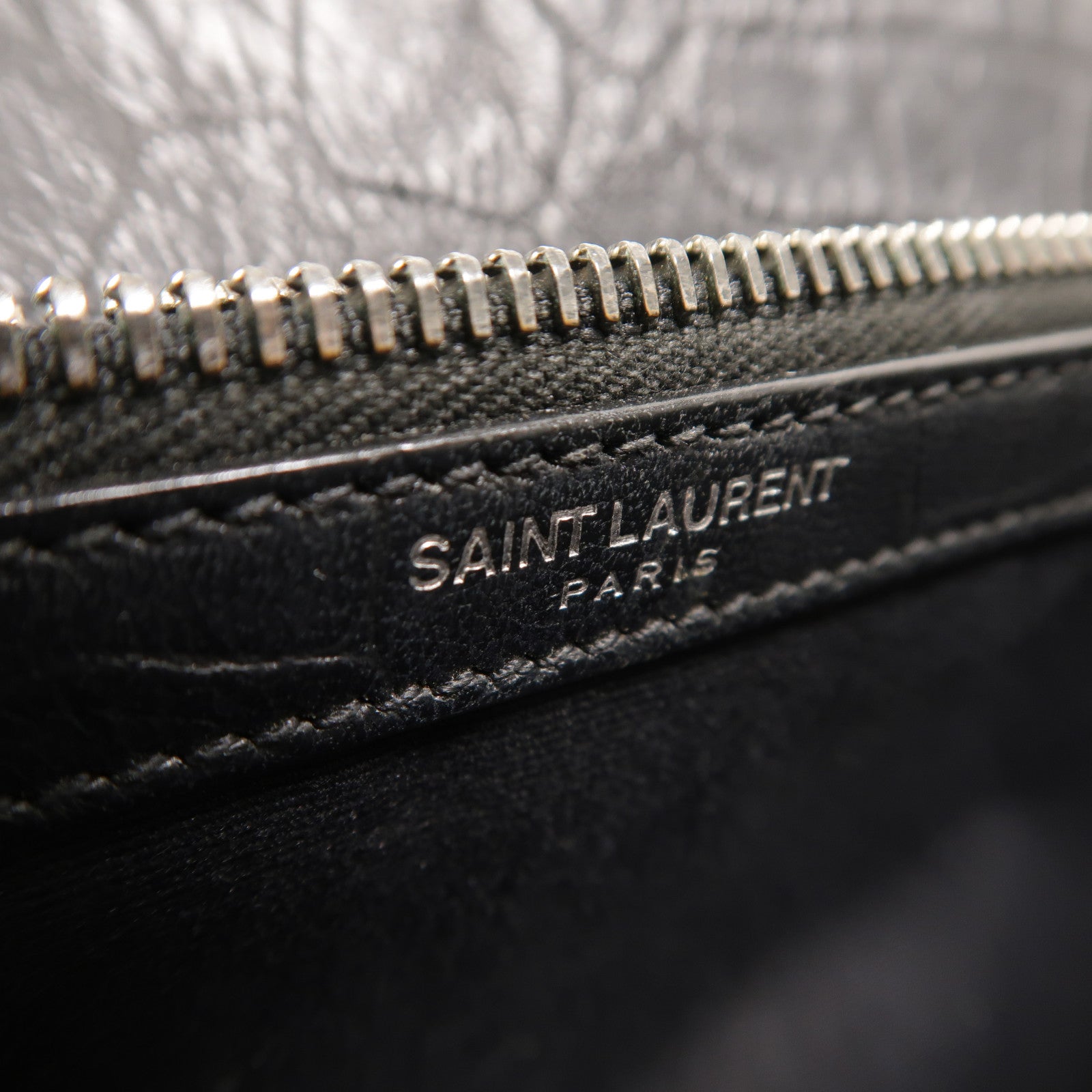 SAINT LAURENT 牛皮皮革West Hollywood鏈帶肩背袋