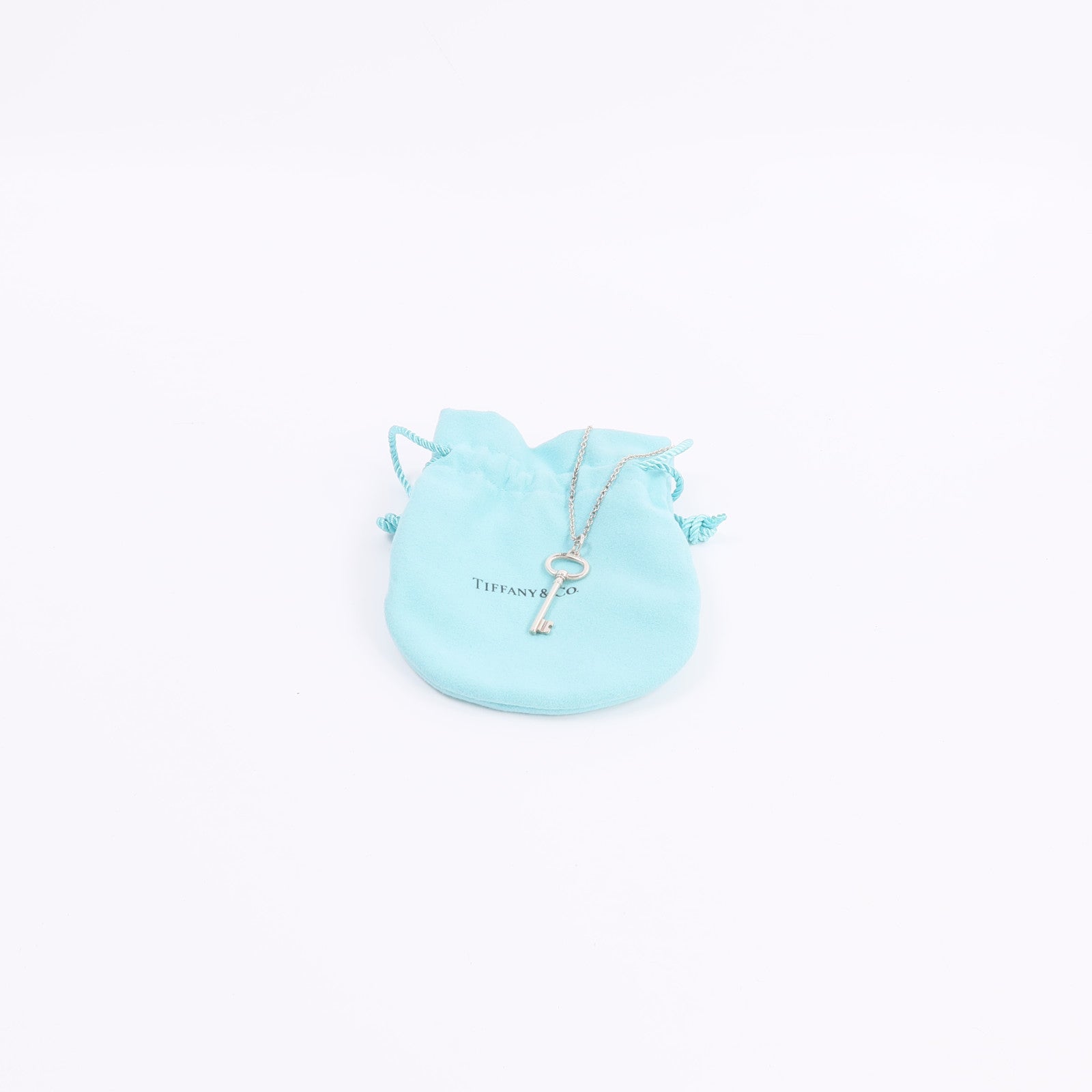 TIFFANY＆CO 925純銀Key Pendant項鍊