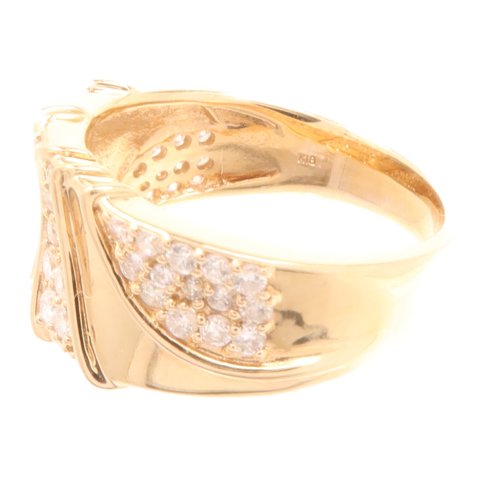 JEWELRY 18K玫瑰金Diamond Ring鑽石戒指US#6.25