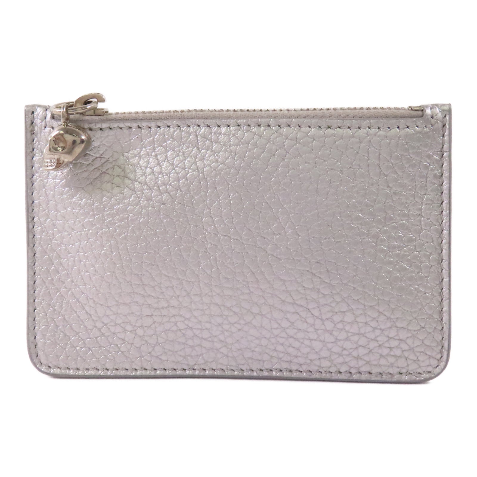 SELECTION 皮革Alexander Mcqueen Coin Case銀扣零錢包