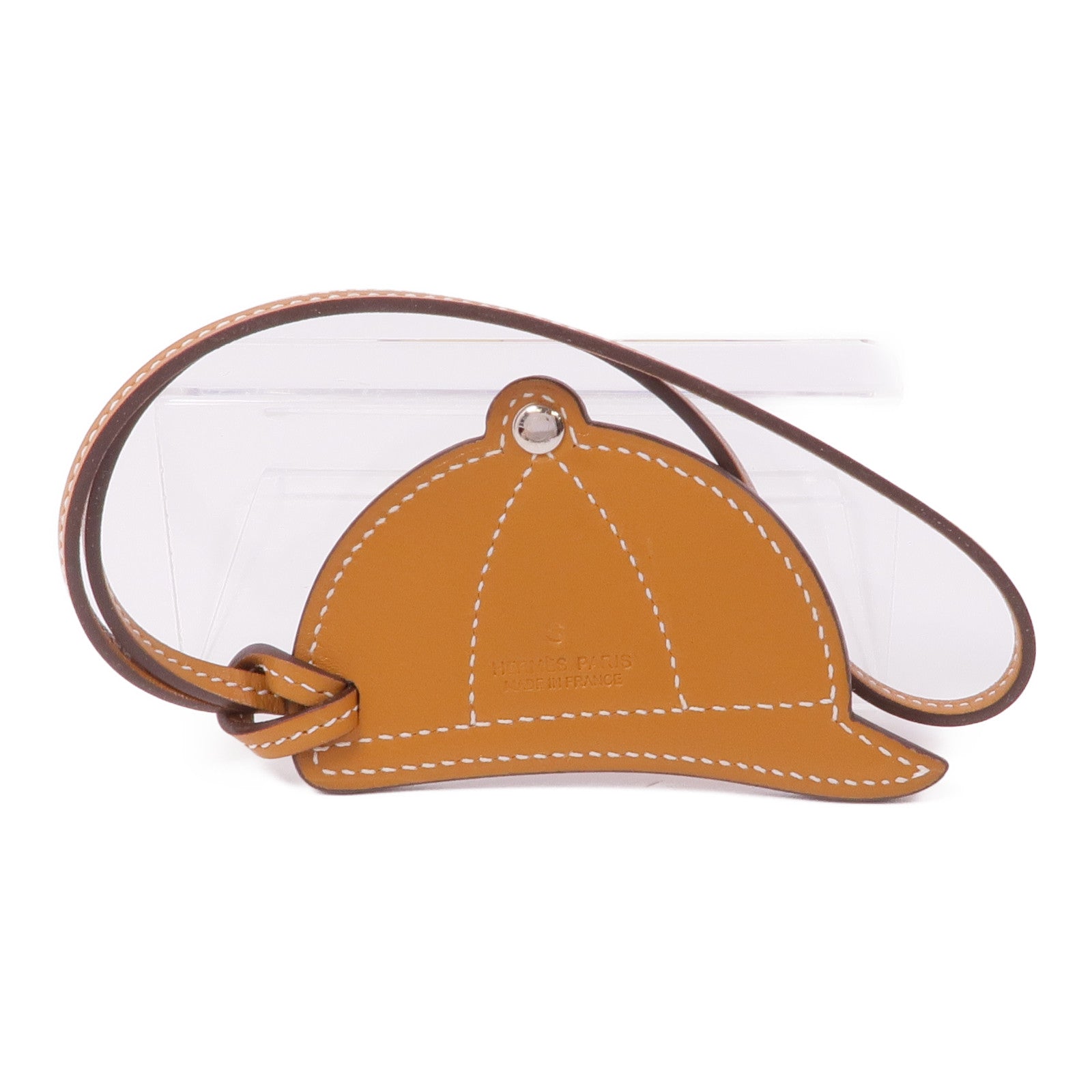 HERMES Butler/Swift皮革Paddock Bombe掛飾