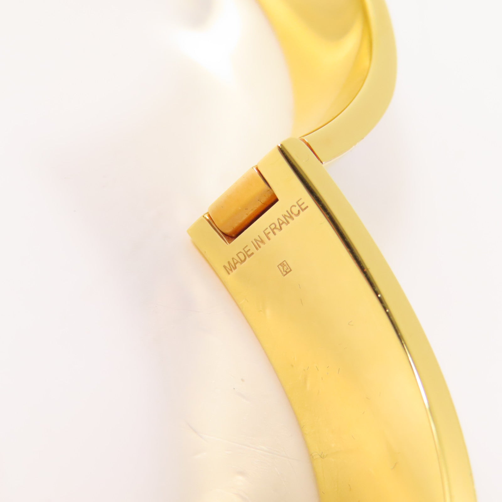HERMES 金屬Clic H金扣手鐲
