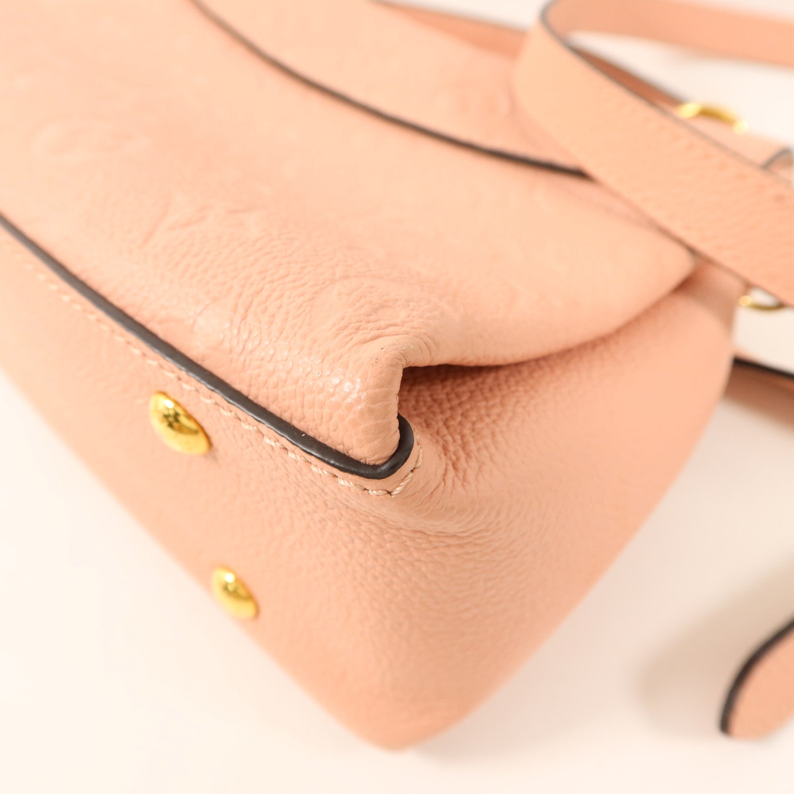LOUIS VUITTON Monogram Empreinte Georges BB金扣手挽肩背兩用袋