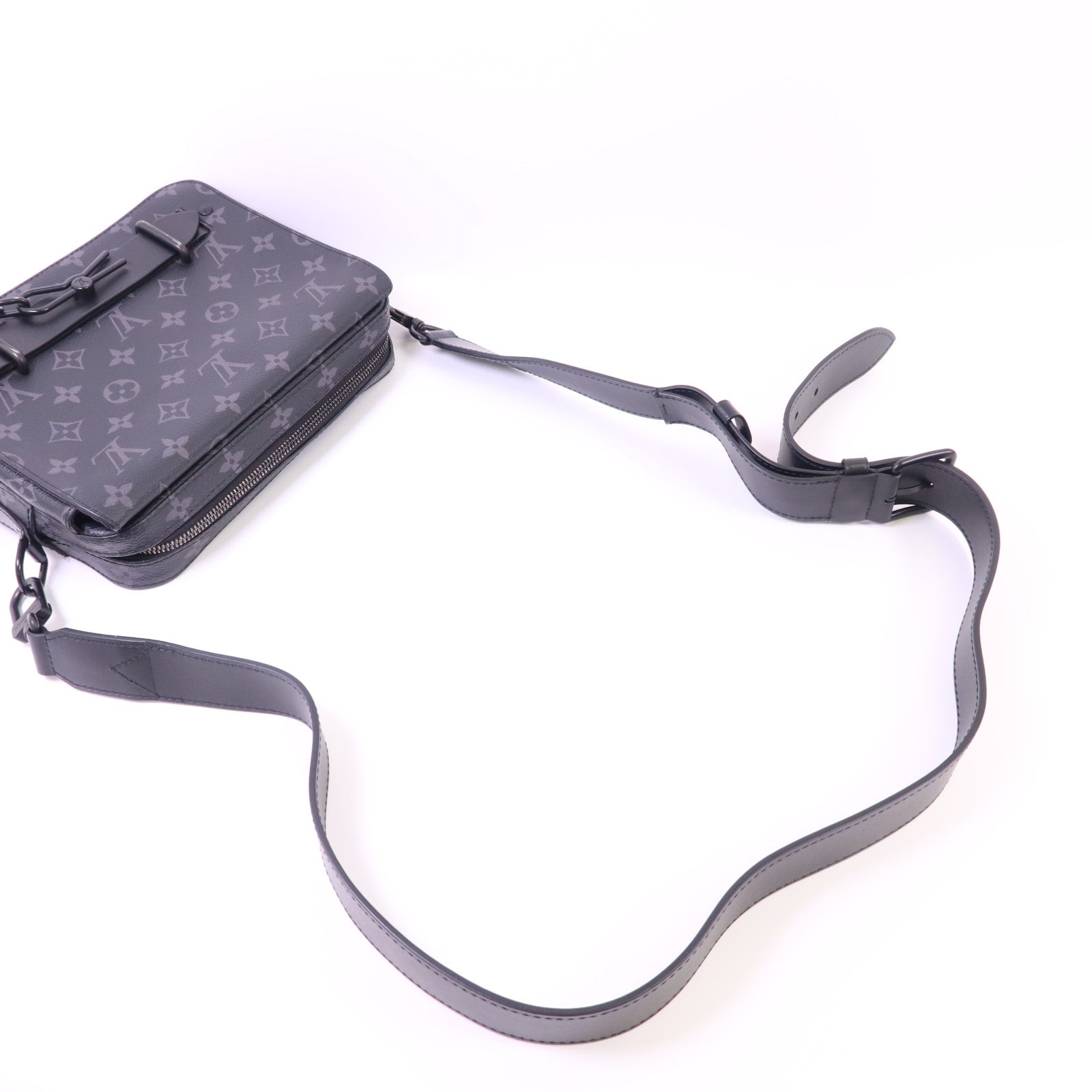 LOUIS VUITTON Monogram Eclipse Steamer肩背袋