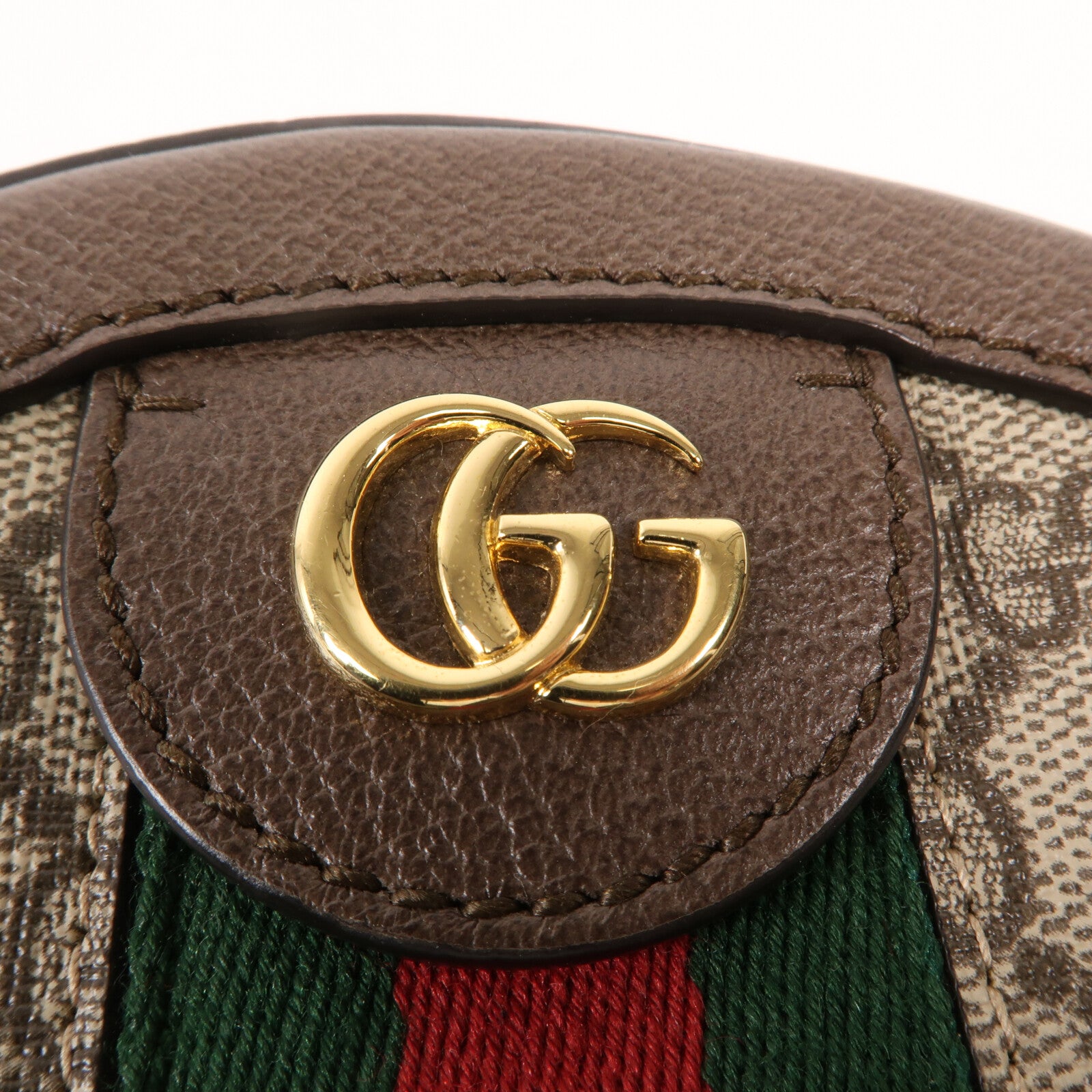 GUCCI 塗層帆布Ophidia GG Mini金扣鏈帶肩背袋