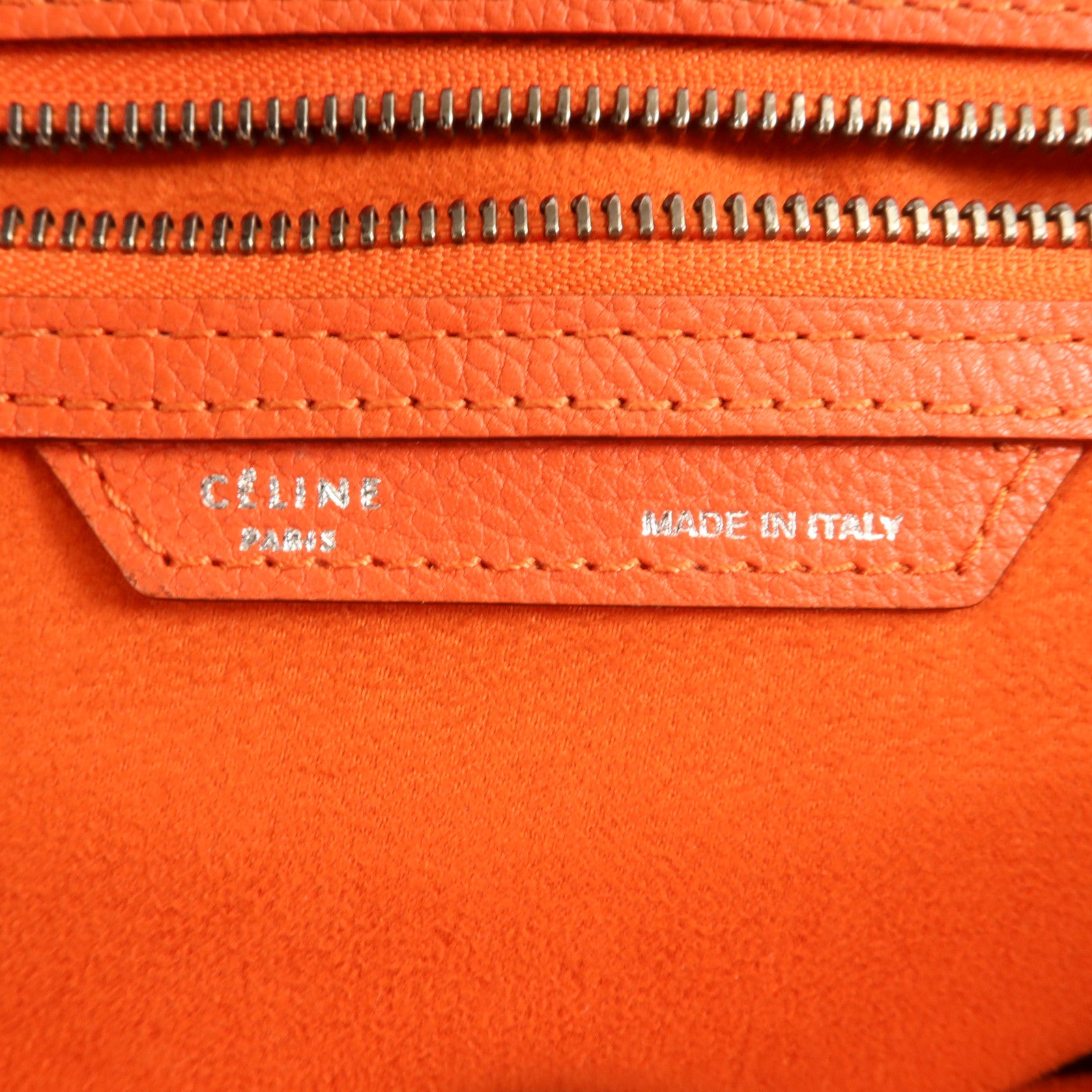 CELINE 牛皮皮革Mini Luggage手挽袋