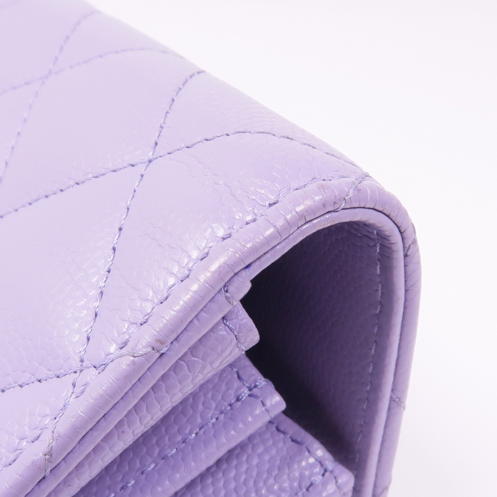 CHANEL 牛皮皮革Wallet金扣錢包