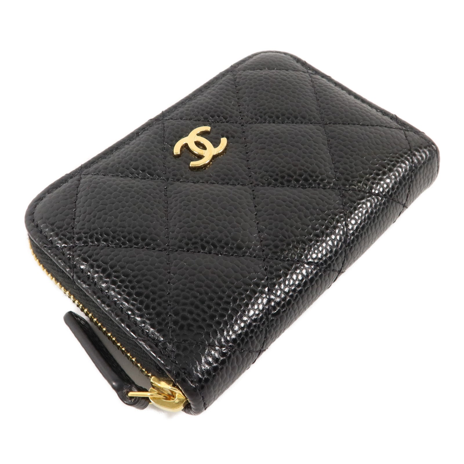 CHANEL 牛皮皮革Classic Zipped Coin Case零錢包