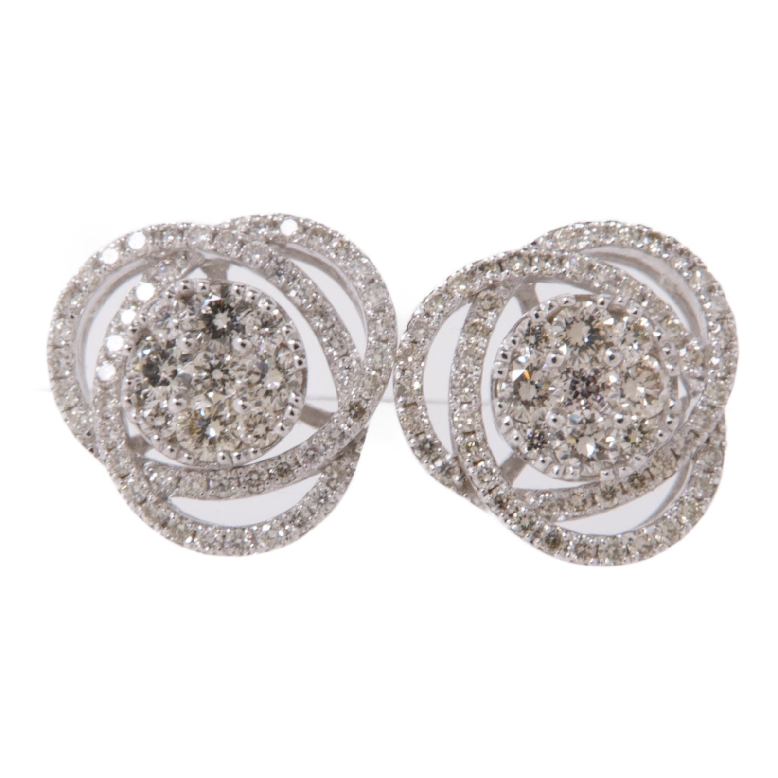 JEWELRY 【激減優惠】18K白金Diamond Earrings鑽石耳環