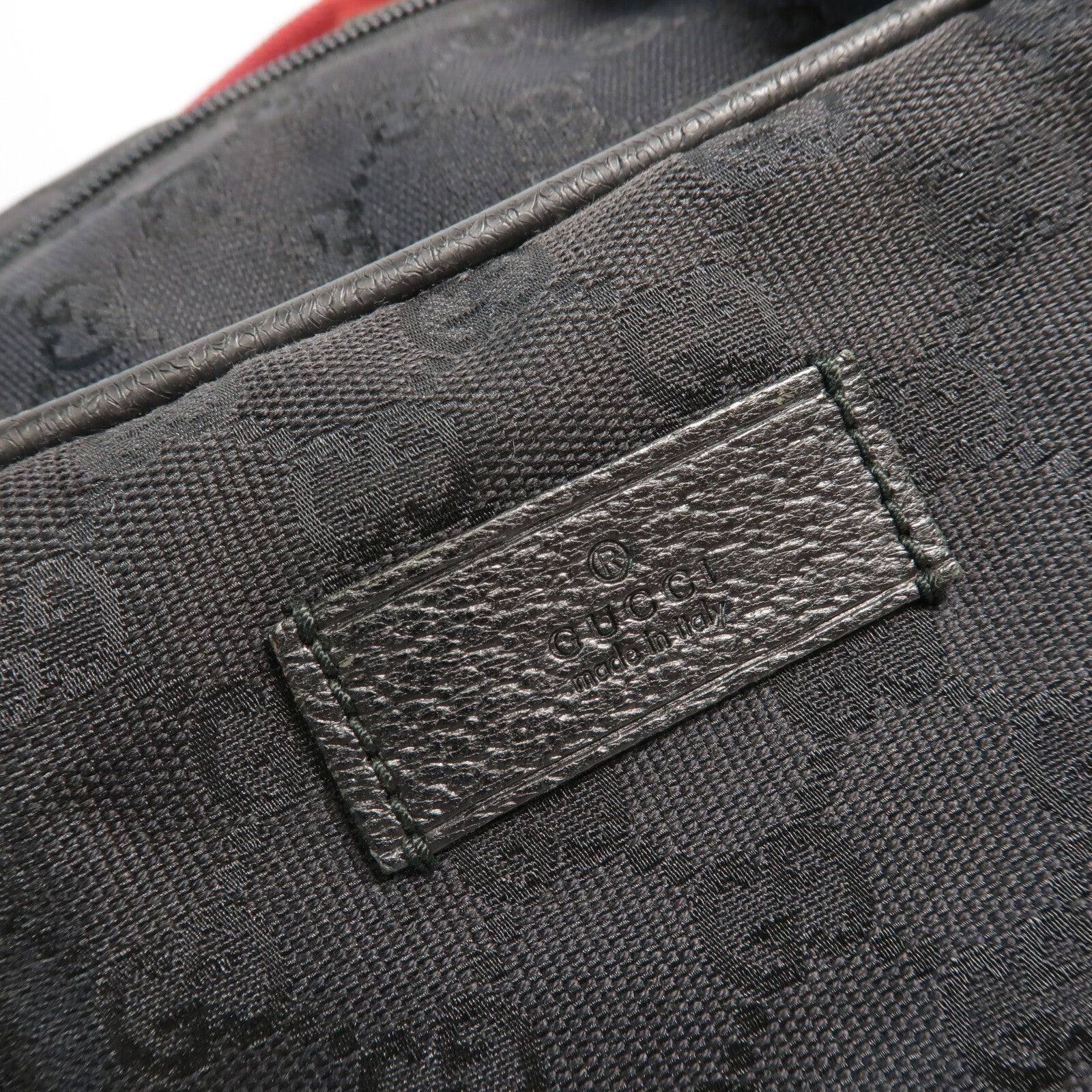 GUCCI 帆布Boston Bag肩背袋